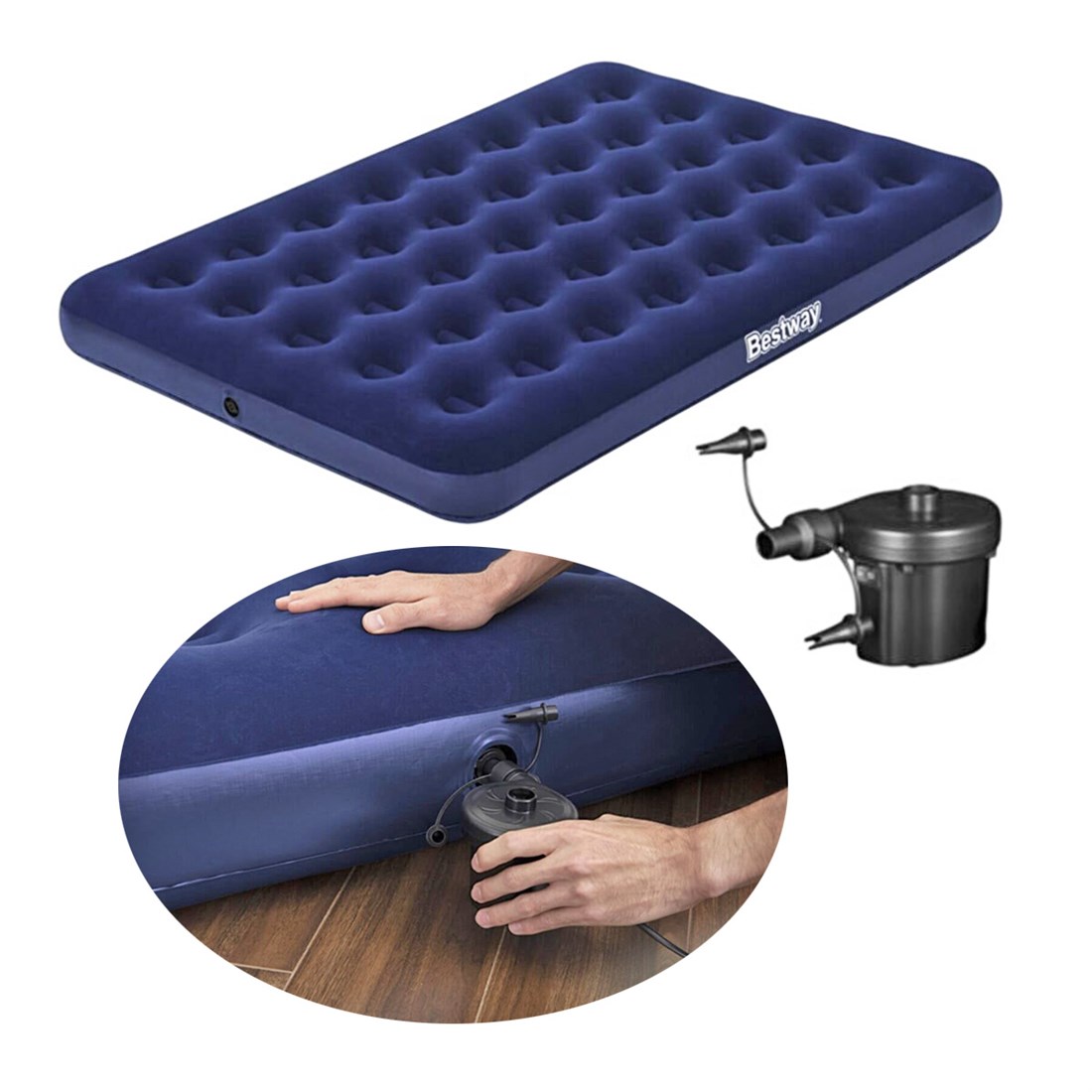 Bestway BW67287 191*137*22 Havalı Yatak (DNZ) OYN-008264