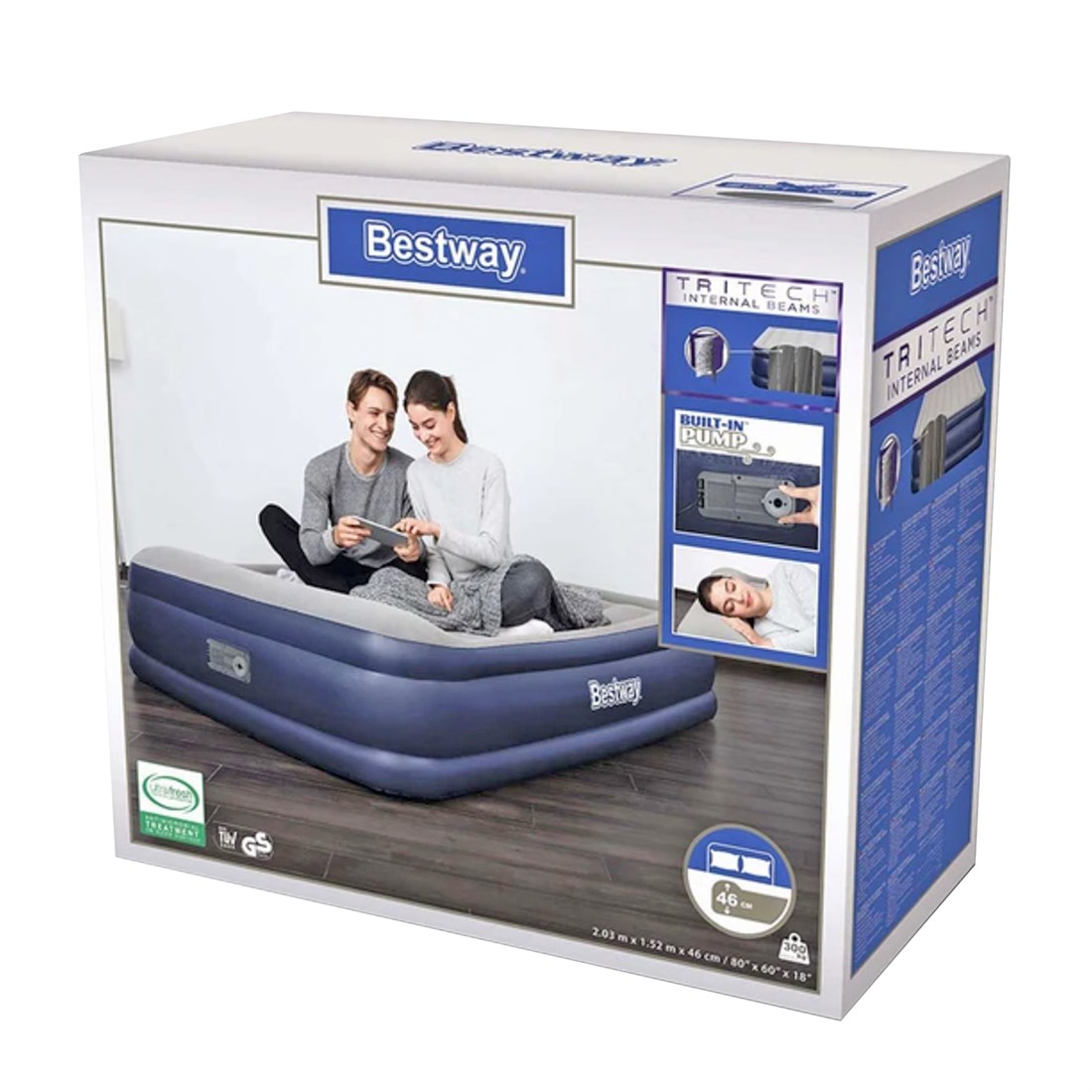 Bestway BW67630 203*152 Şişme Yatak Pompalı (DNZ) OYN-008269