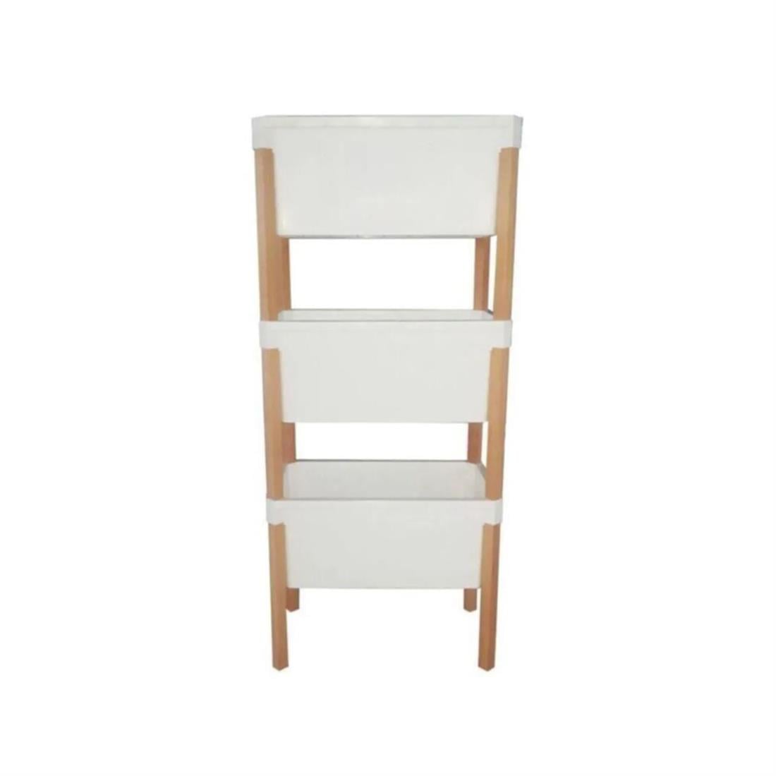 Bienwood 7079 Ahşap Plastik Saklama Kabı - Zücc73237