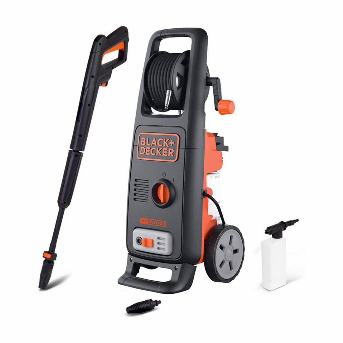Black Decker 1700W Basınçlı Yıkama Makinesi 130 Bar - BXPW1700E-TR 