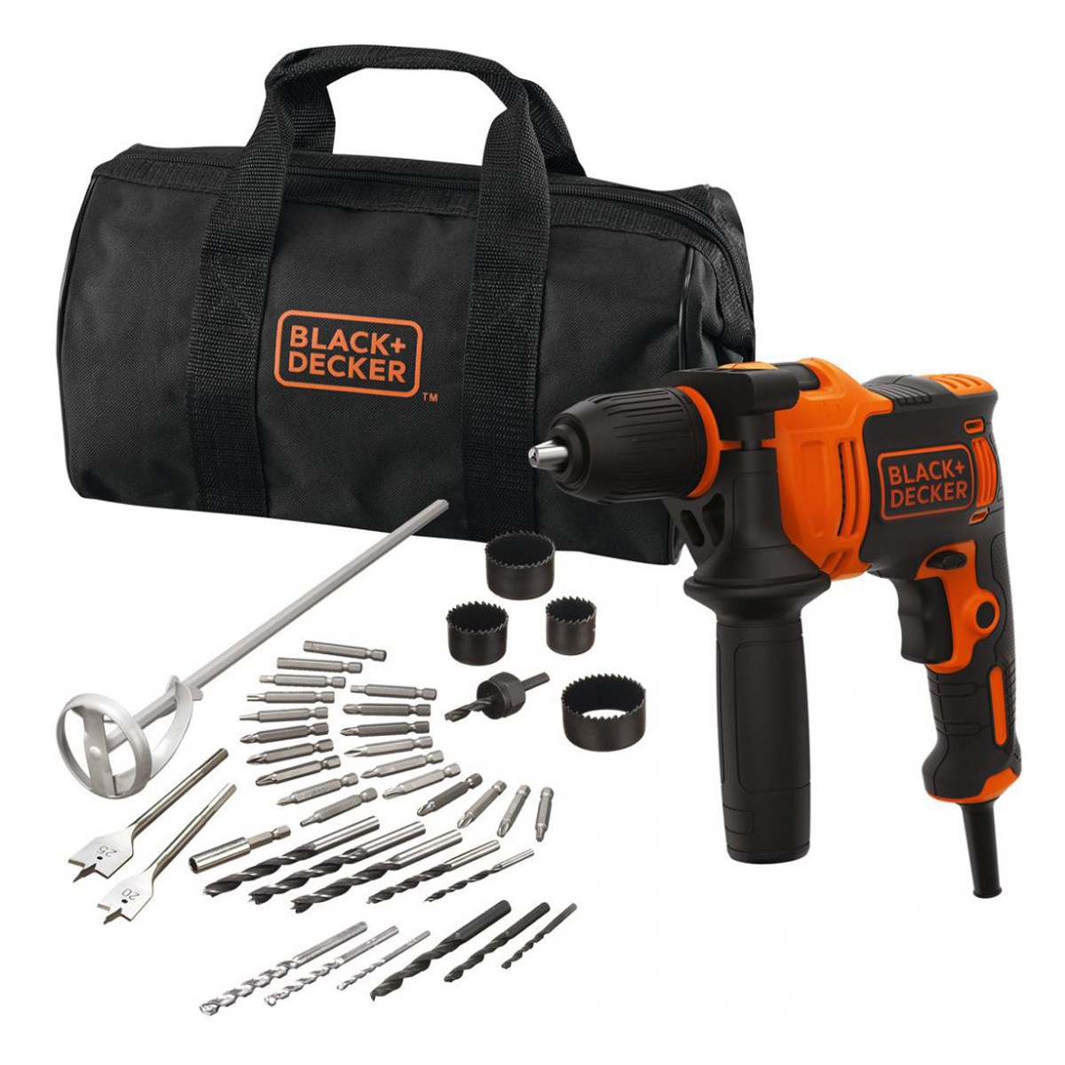 Black&Decker 710W Darbeli Matkap BEH710SA40-QS