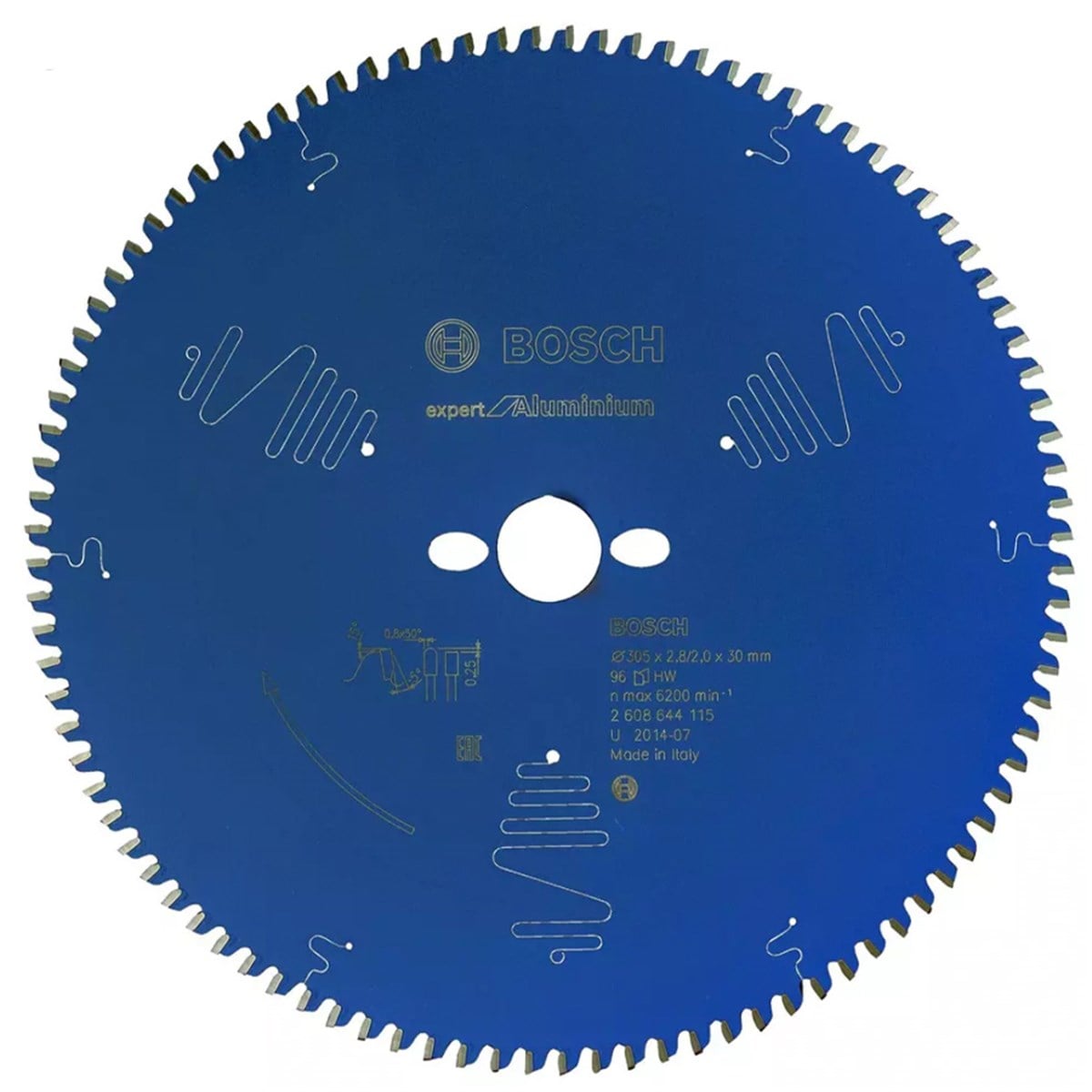 Bosch - Expert Serisi Alüminyum için Daire Testere Bıçağı 305*30 mm 96 Diş - 2608644115