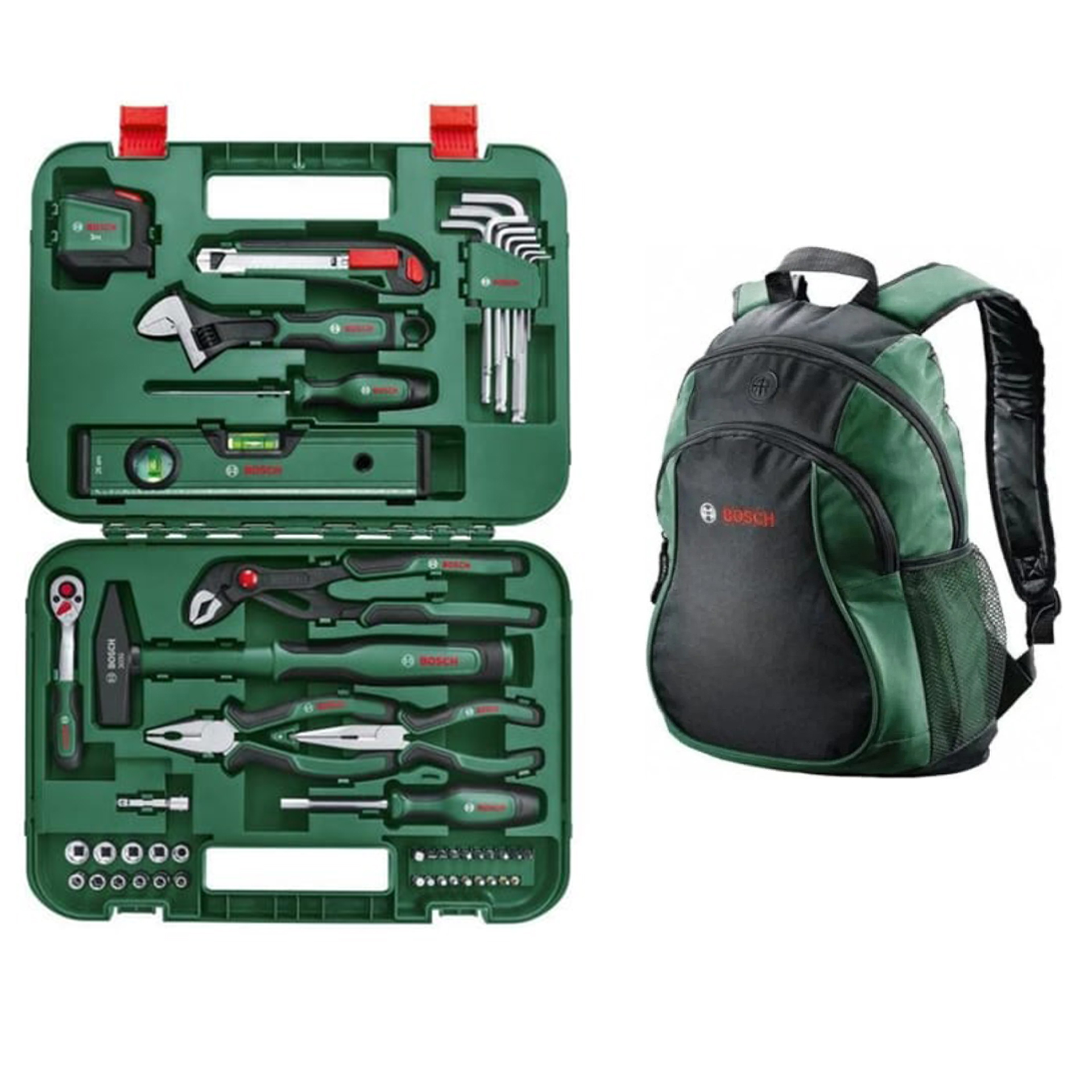 Bosch Advanced El Aleti Seti (52 Parça) - 1600A02BY7 + Bosch Sırt Çantası