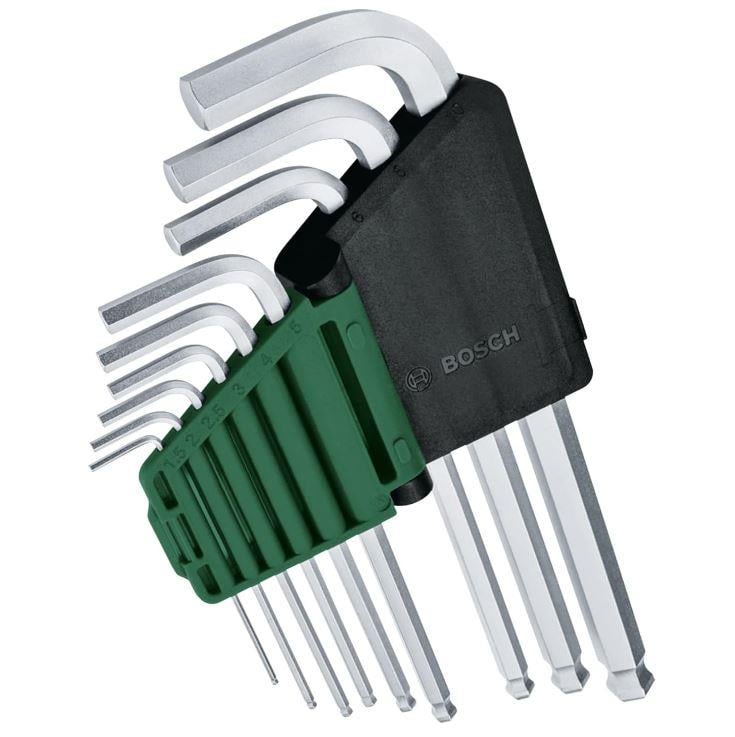 Bosch Alyan Anahtar Takımı Hex 9 Parça - 1600A02BX9