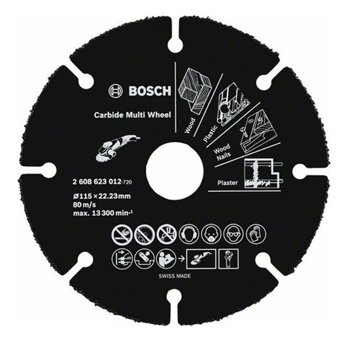 BOSCH CARBİDE MULTİ WHEEL (METAL,AHŞAP,BETON İÇİN)  - 06159975BU