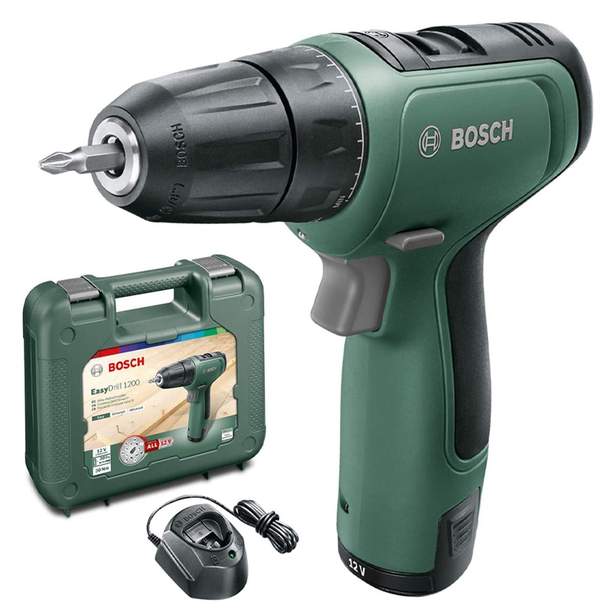 BOSCH EASYDRİLL 1200 AKÜLÜ DELME VİDALAMA - 06039D3001