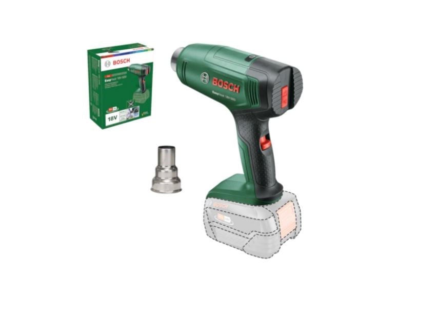 Bosch EasyHeat 18V-500 Akülü Sıcak Hava Tabancası (Solo) - 06032A8000