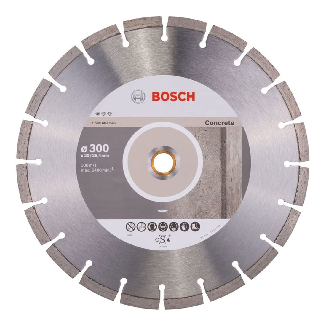 Bosch Elmas Kesme Disk Asfalt SFConcr 300*25,40/®20mm - 2608602543