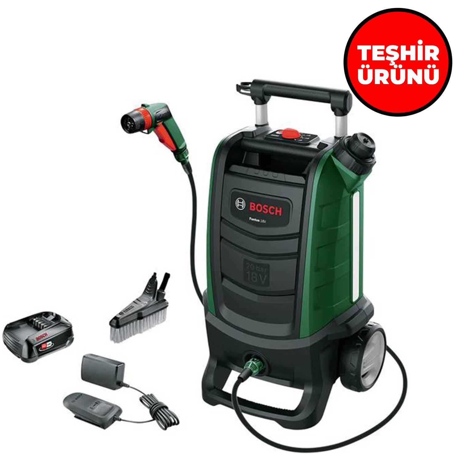 Bosch Fontus 18V Gen2 Akülü Dış Mekan Yıkama Makinesi - 06008B6101