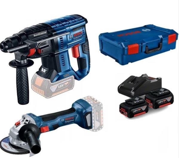 Bosch GBH + GWS 180-LI + 2x4,0 Ah XL-BOXX - 0615990N05