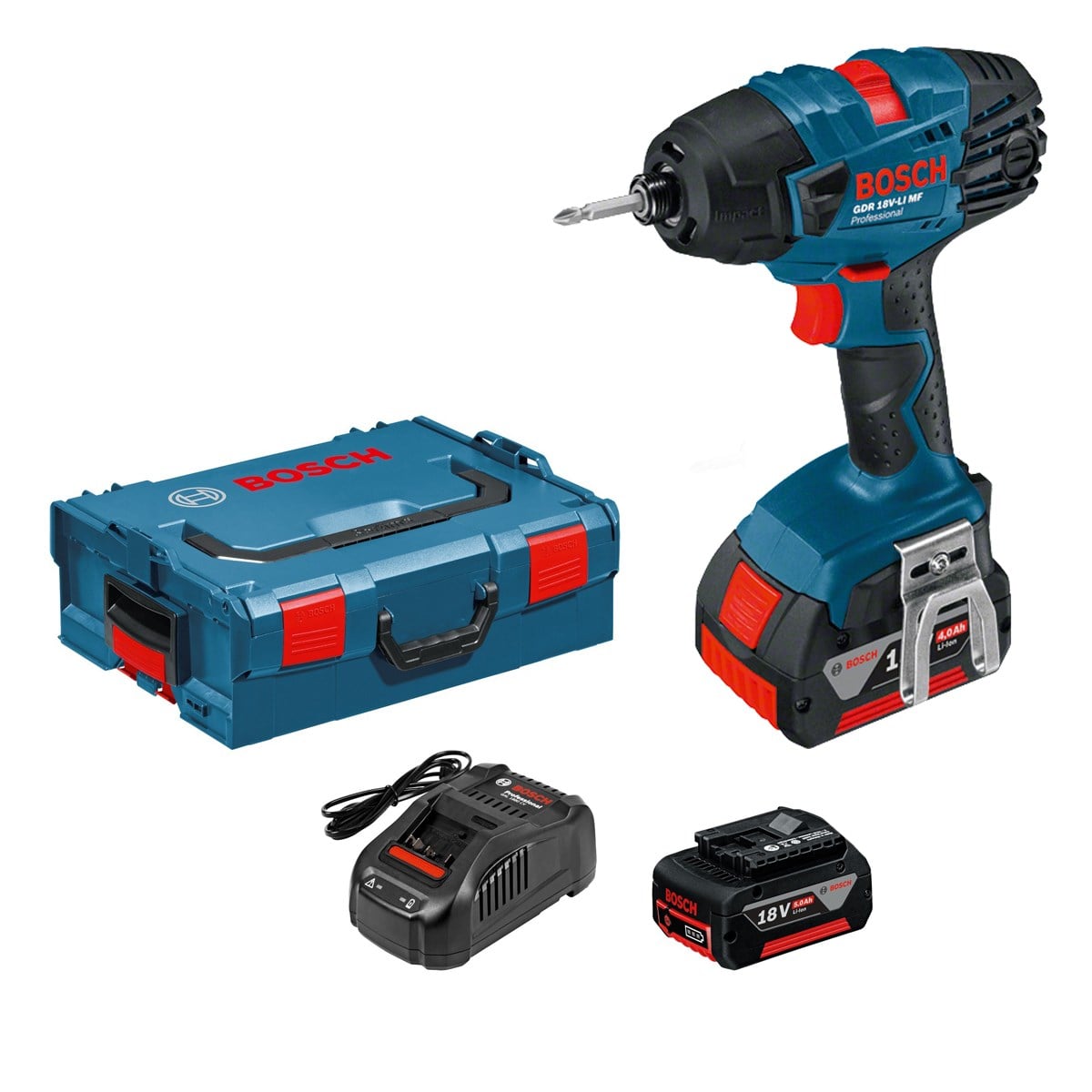 BOSCH GDR 18 V-LI MF 18V / 5.0Ah Darbeli Somun Sıkma Makinesi L-Boxx