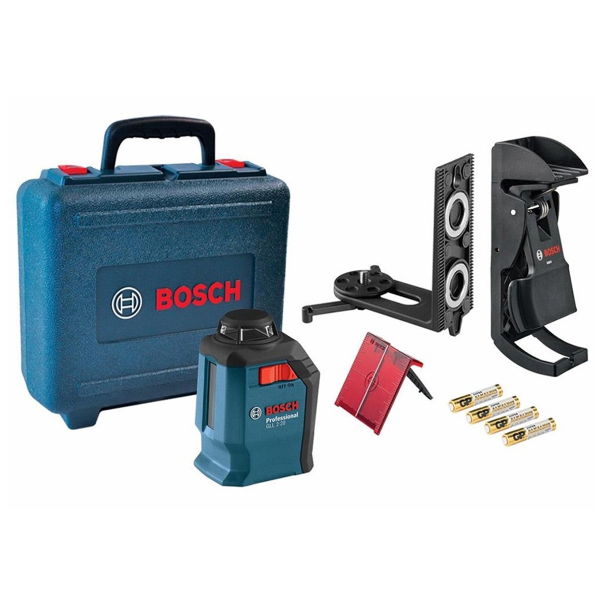 Bosch GLL 2-20 + BM 3 Hizalama Lazeri - 0601063J00