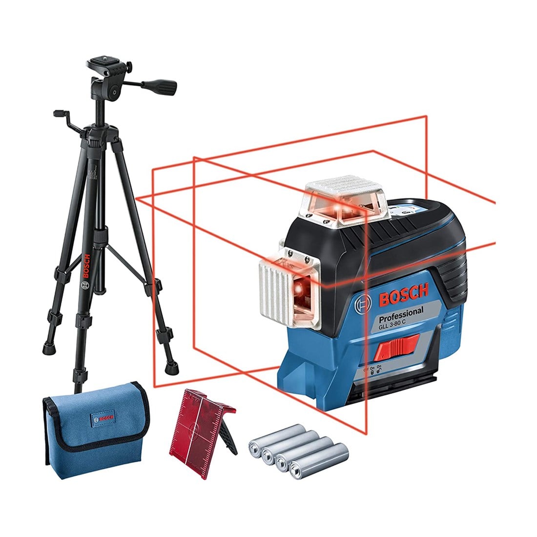 Bosch GLL 3-80 C Çizgi Lazer + BT 150 Tripod - 0601063R01