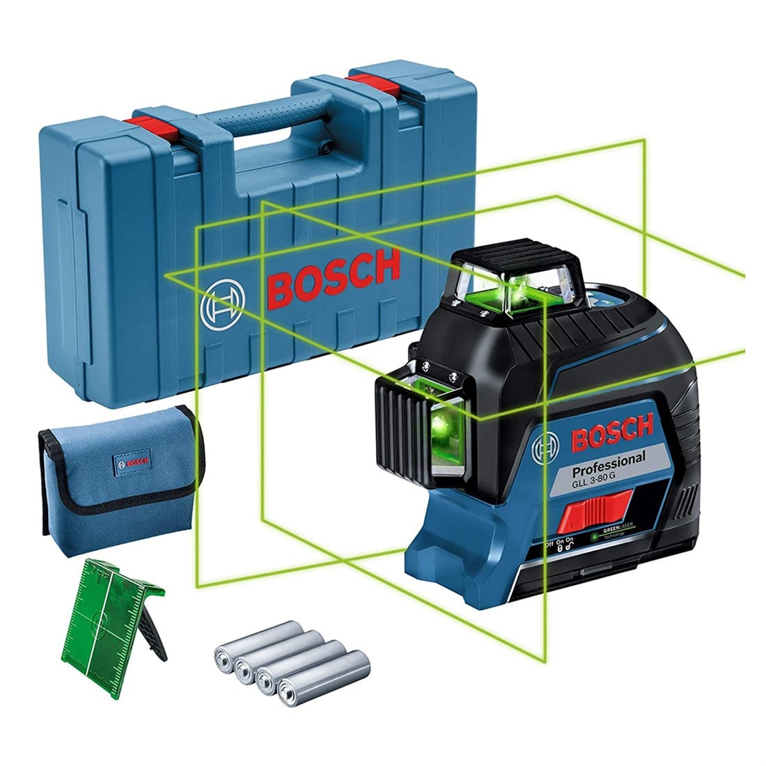 Bosch GLL 3-80 G Profesyonel Çizgi Lazer - 0601063y00