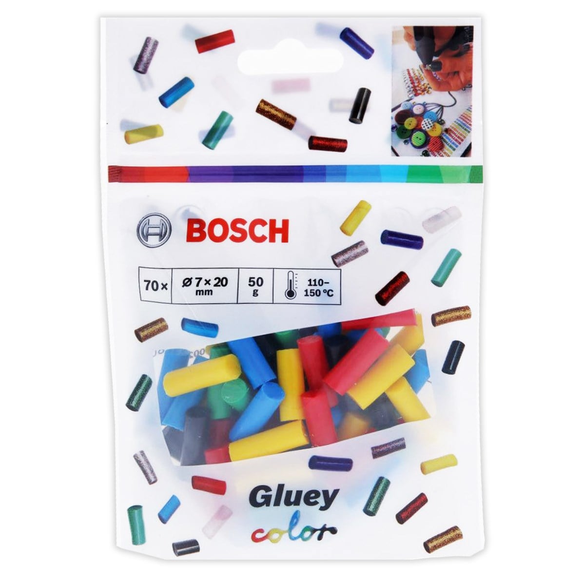 BOSCH GLUEY TUTKAL ÇUBUĞU RENKLİ