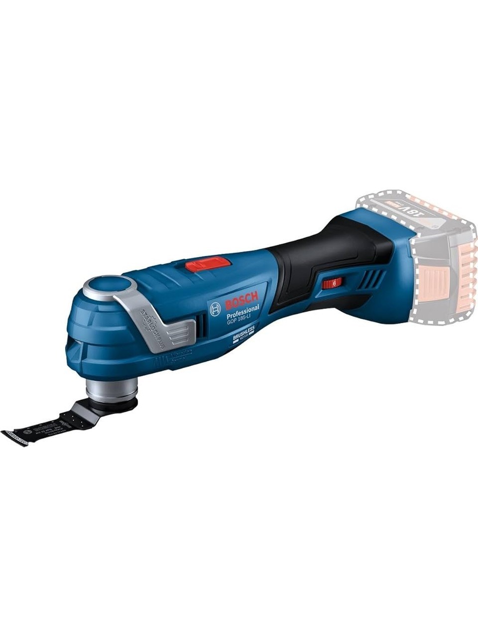 Bosch GOP 185-LI Salınım Hareketli Makine Solo L-BOXX - 06018G2020