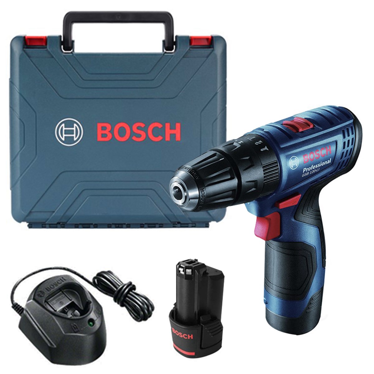 BOSCH Gsb 120-Li  2AH Darbeli Akülü Delme Vidalama - 06019G8100