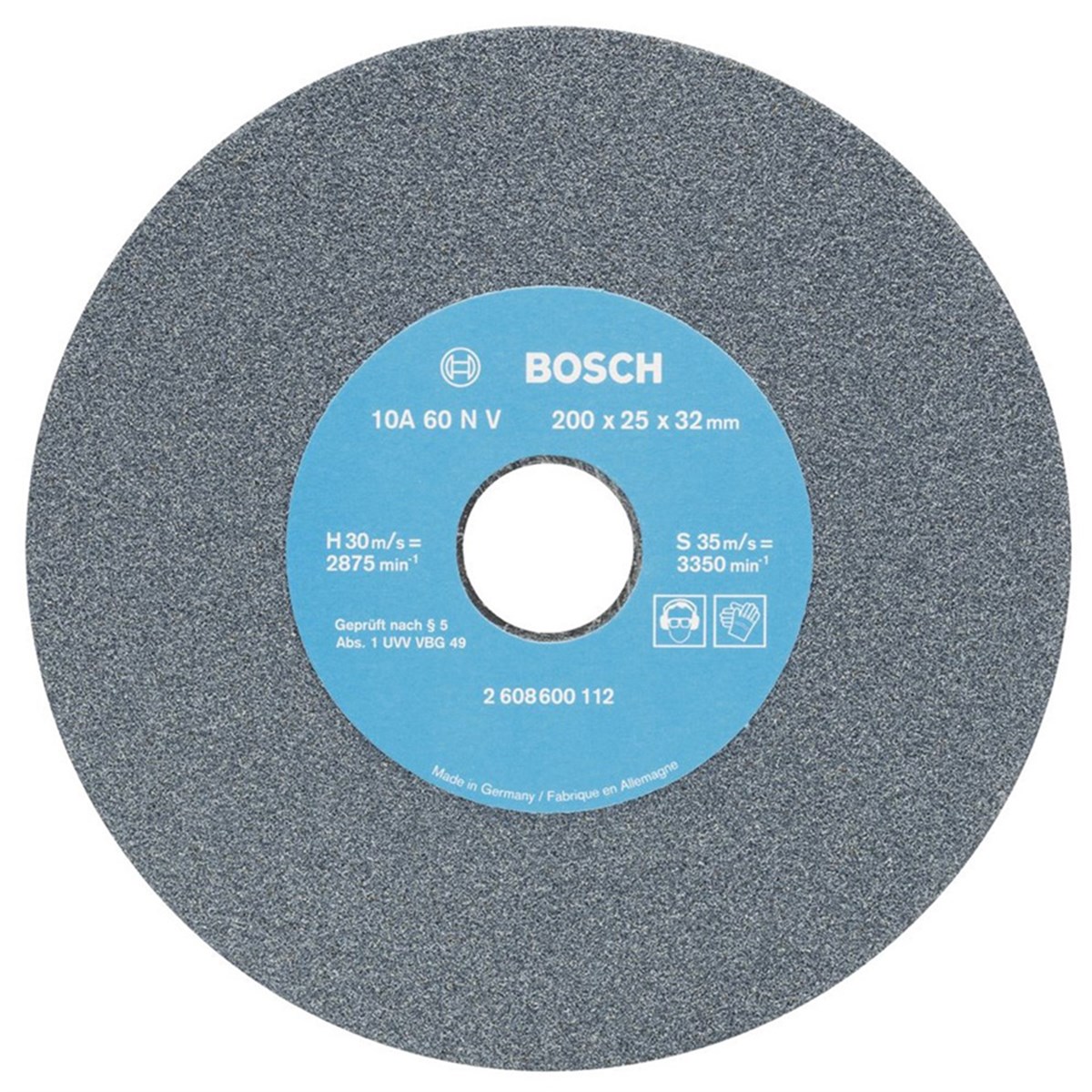 Bosch Gsm Taşlama Motoru İçin Zımpara Diski - 200*25*32 60 Kum
