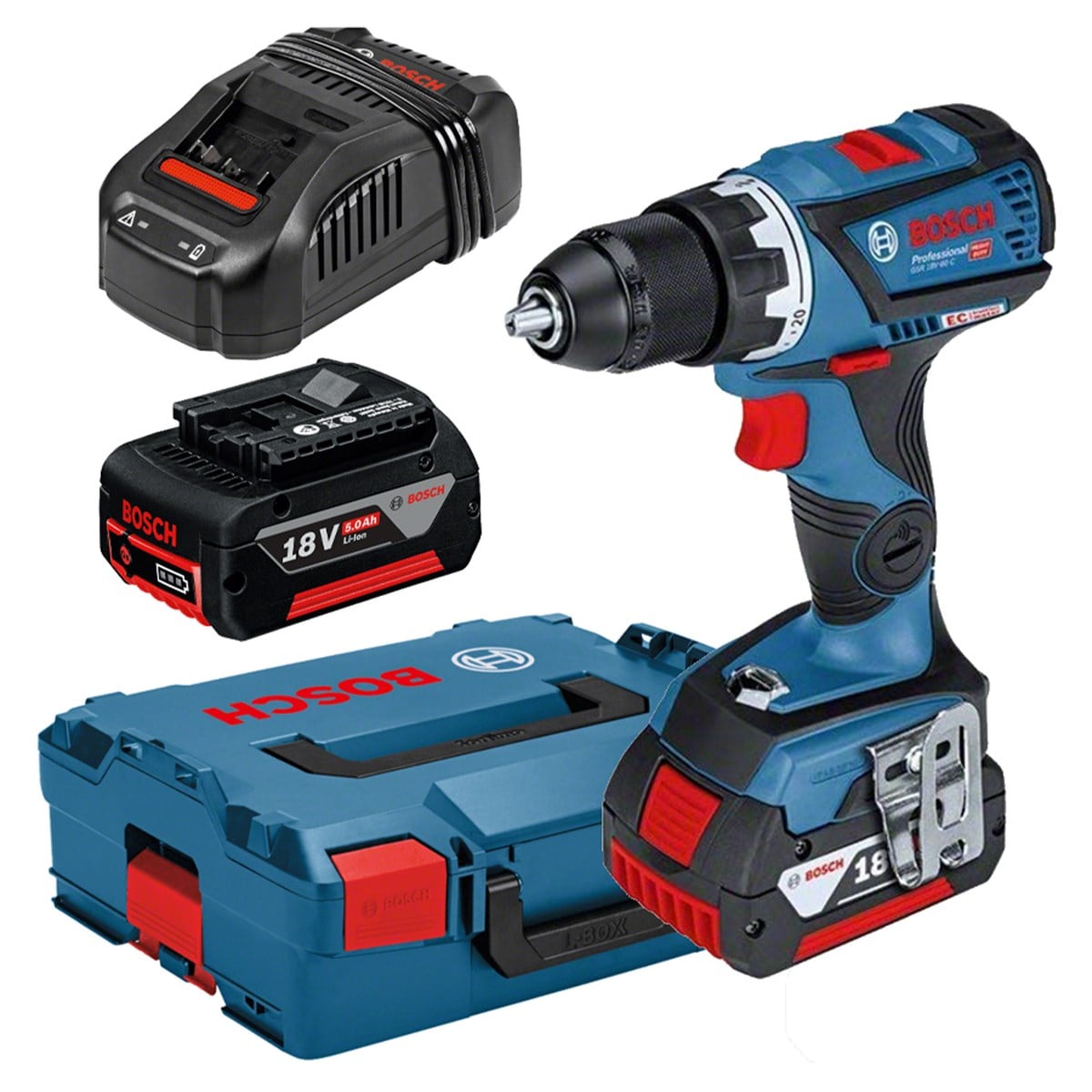 BOSCH GSR 18V-60 C AKÜLÜ DELME VİDALAMA MAKİNASI - 06019G1100