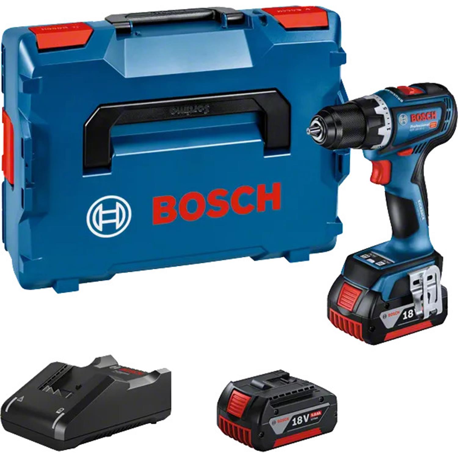 Bosch GSR 18V-90 C Çift (2) 5 Ah Akülü Delme Vidalama - 0 601 9K6 006