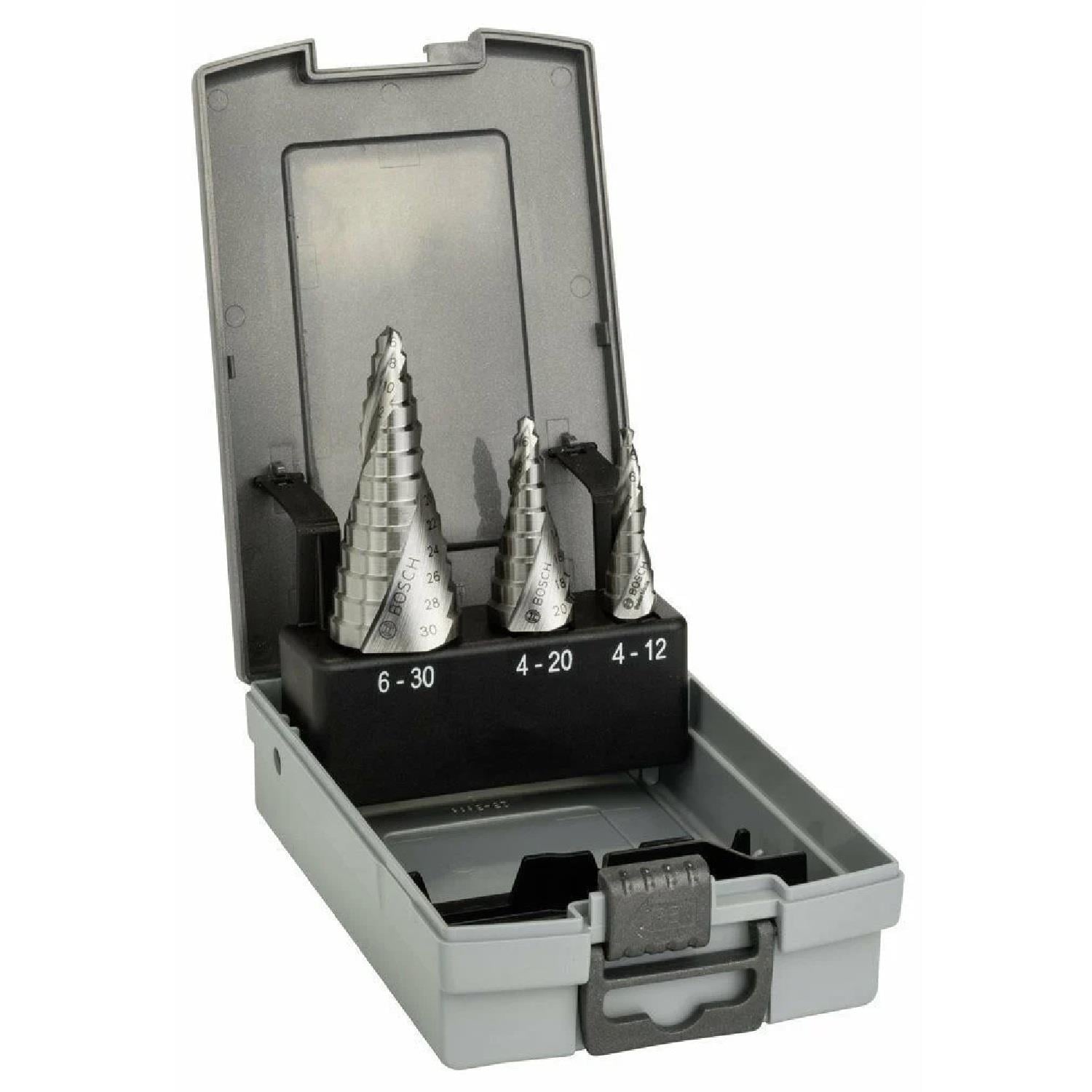 Bosch HSS 3'lü Kademeli Matkap Ucu 4-30mm - 2608587426