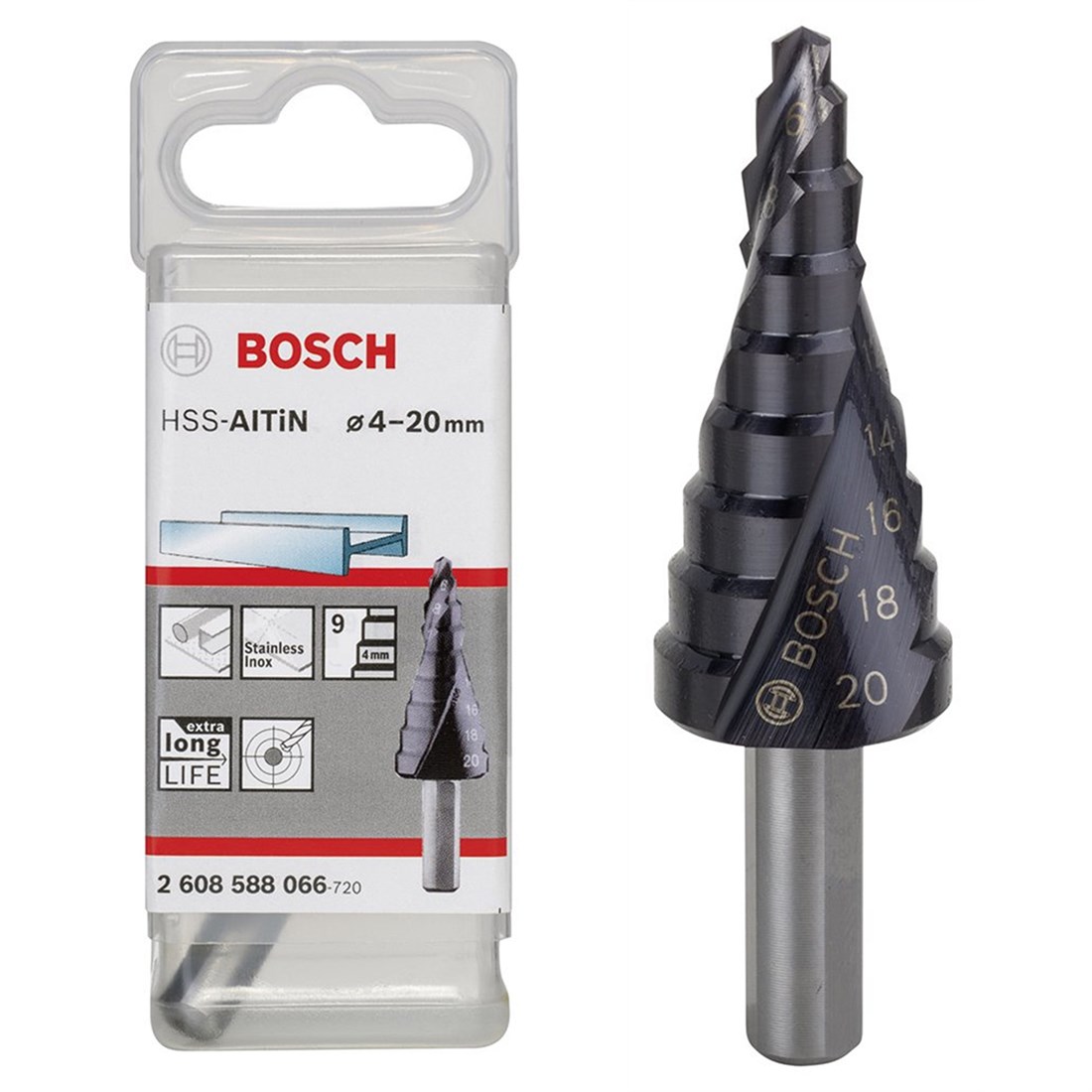 Bosch HSS-Altın 9 Kademeli Matkap Ucu 4-20 mm - 2608588066 - 7Kat
