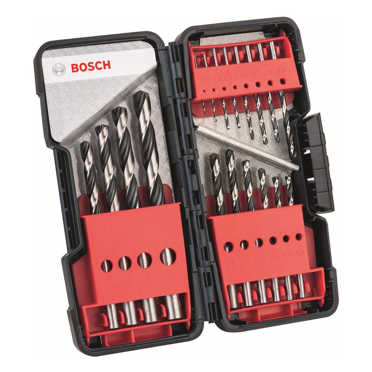BOSCH HSS PointTeQ 18 parça Toughbox Metal Delme Set