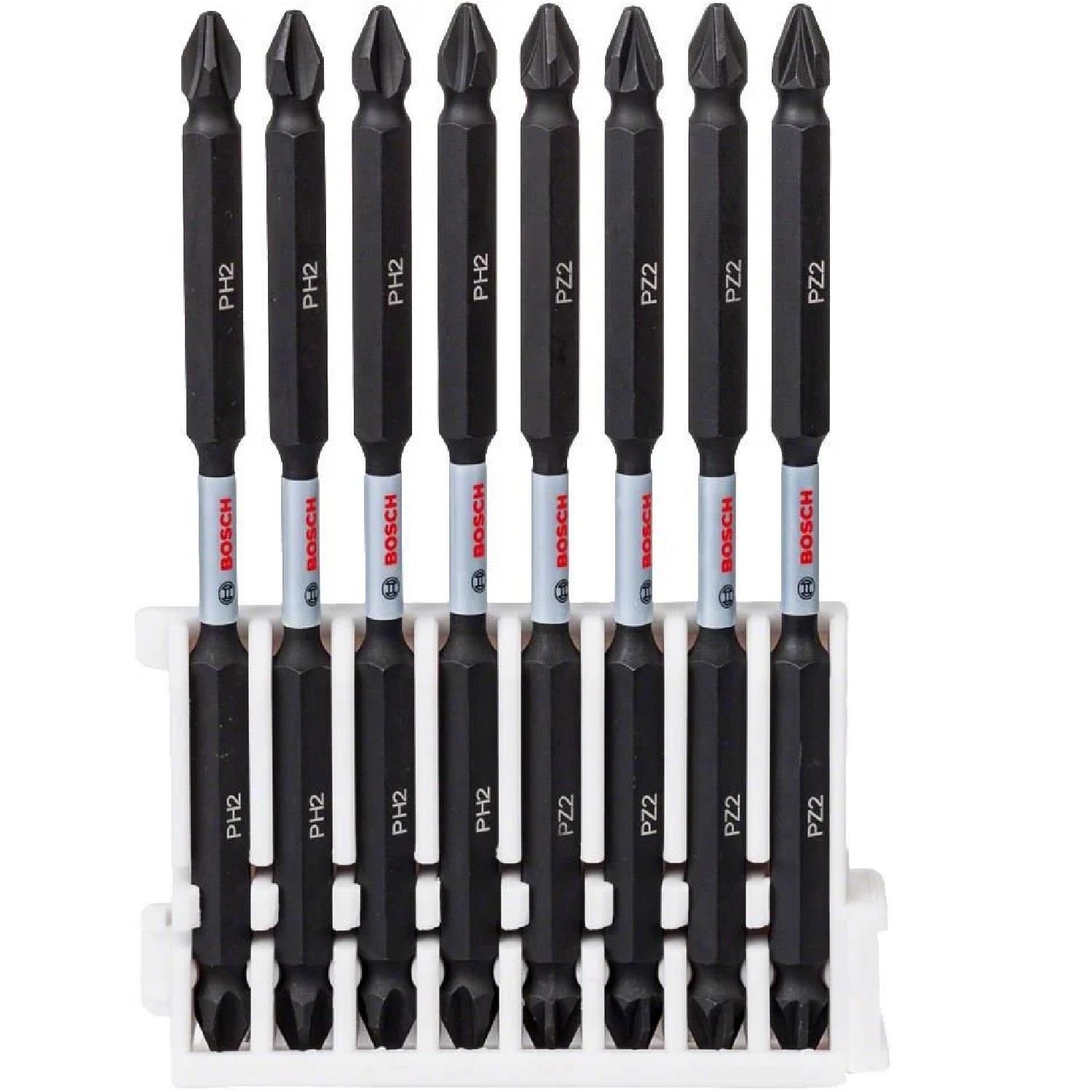 Bosch ImpactC Vidalama Çift Uç PH2-PZ2*110 8li - 2608522348