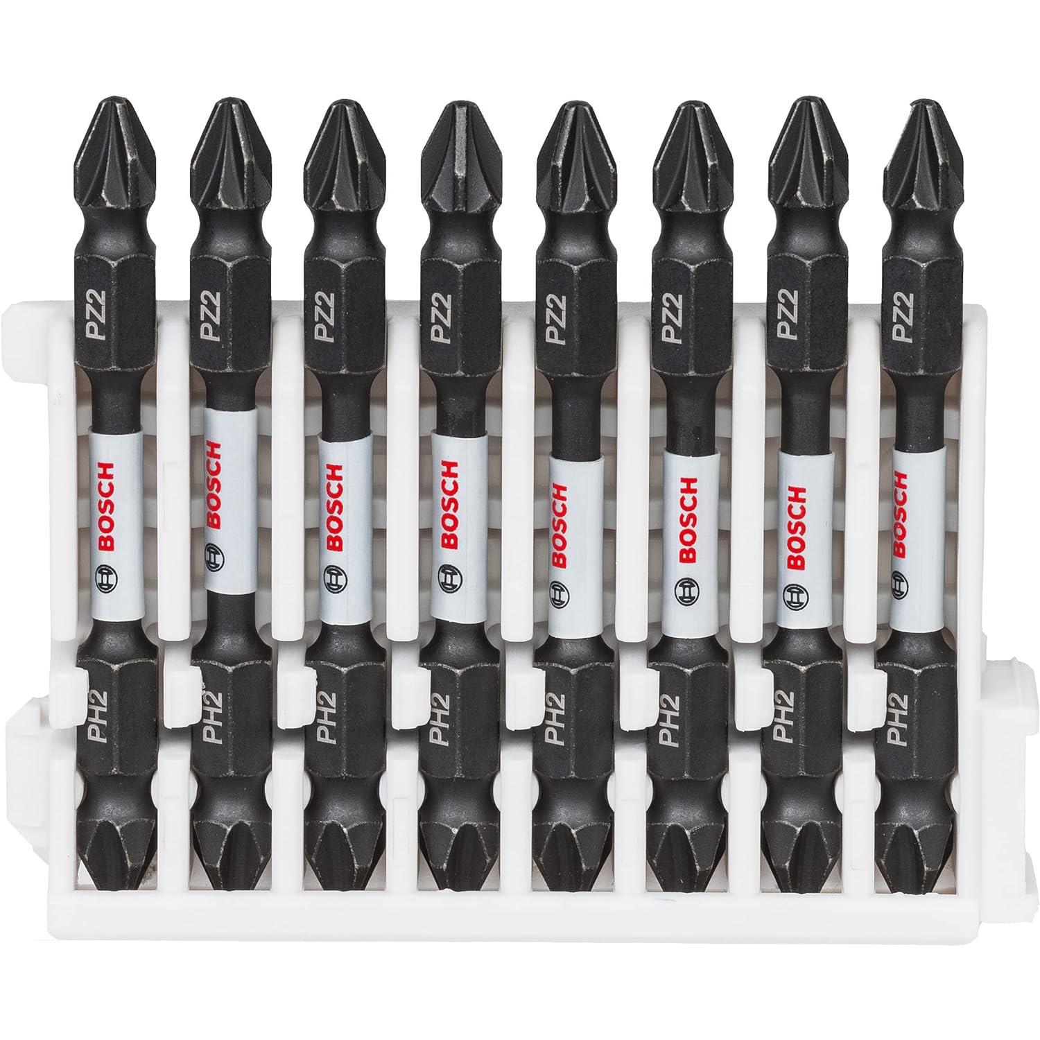 Bosch ImpactC Vidalama Çift Uç PH2-PZ2*65 8'li - 2608522333