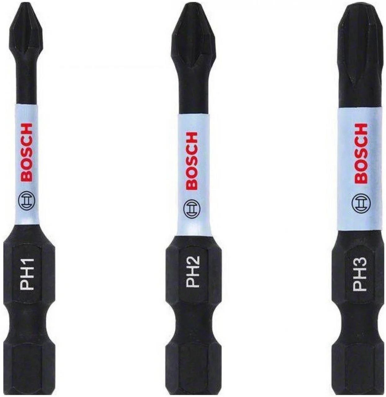 Bosch ImpactC Vidalama Ucu PH1/2/3 50mm 3'lü - 2608522491