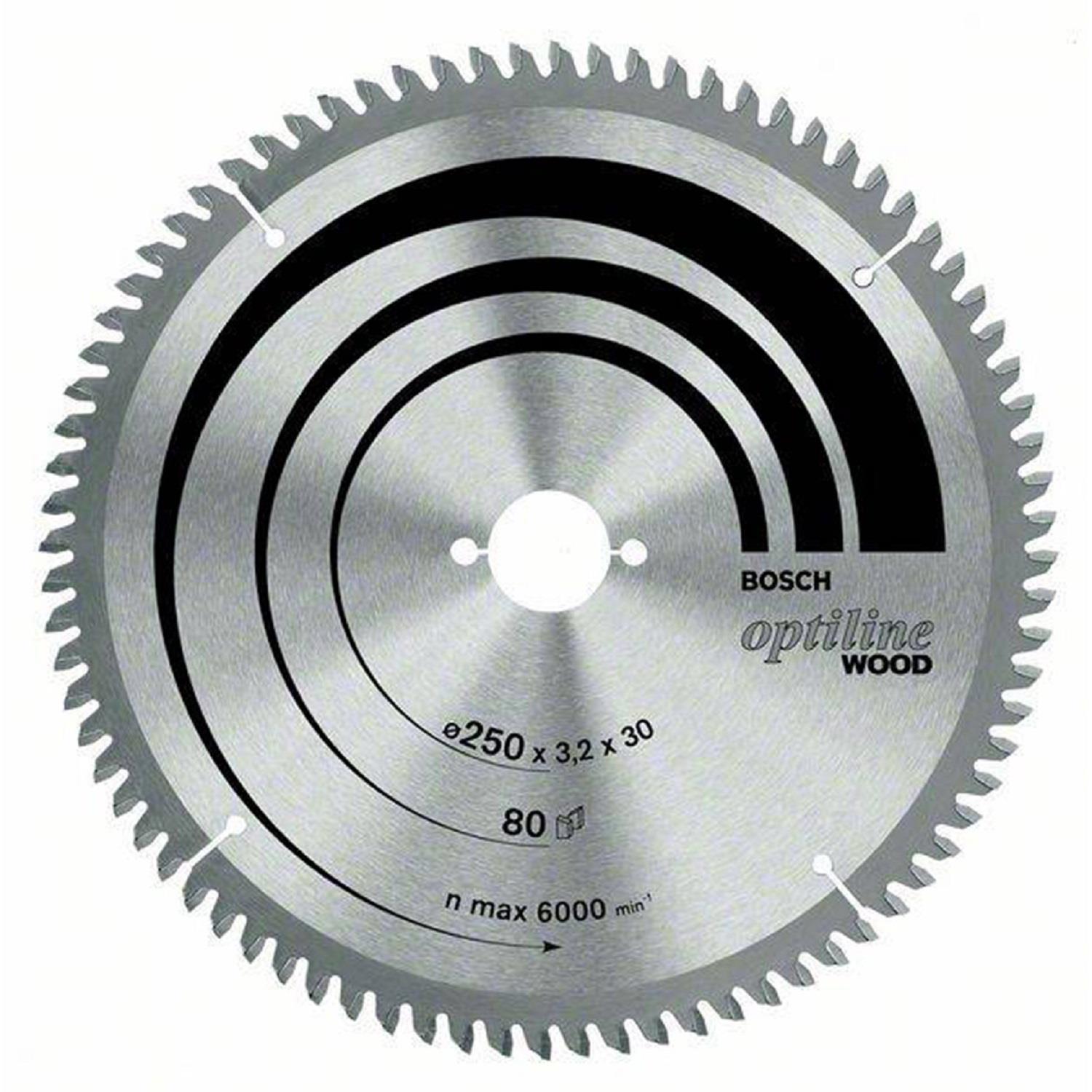 Bosch - Optiline Serisi Ahşap için Daire Testere Bıçağı 254*30 mm 60 Diş - 2608640436