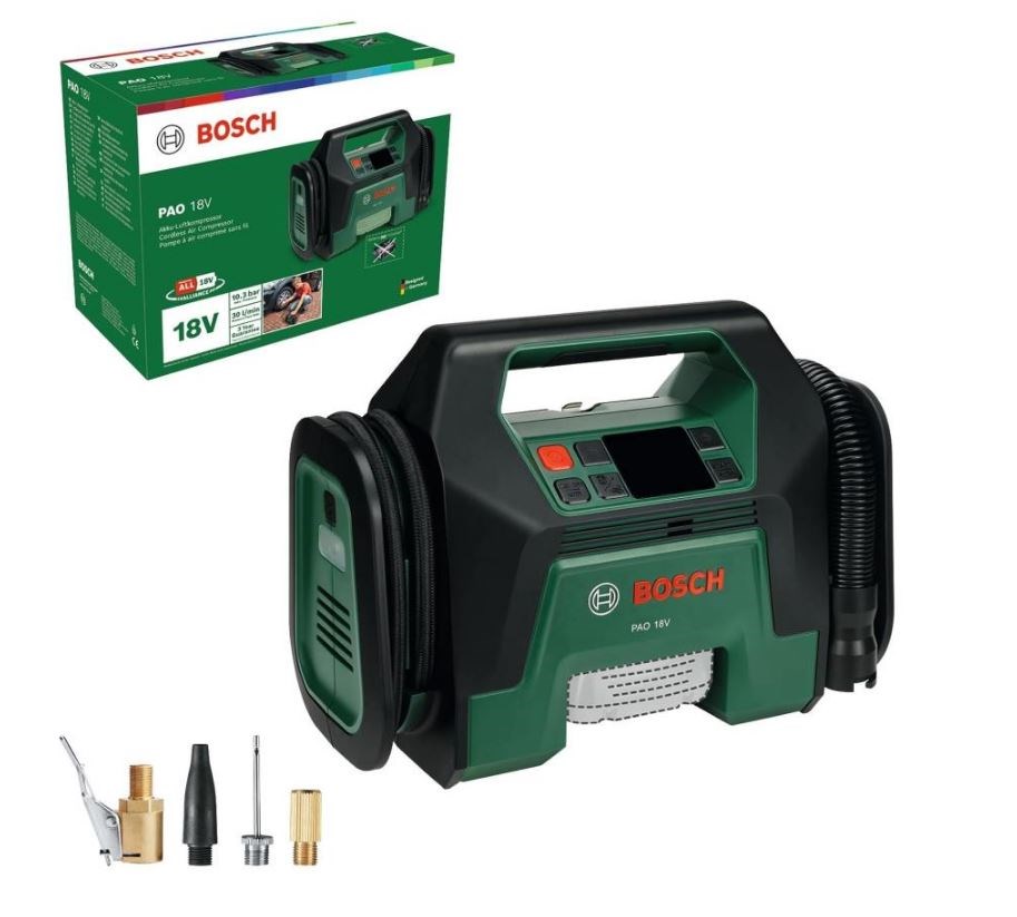Bosch PAO 18V 10,3 Bar Akülü Hava Kompresörü (Solo) - 0603947400