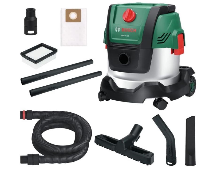 Bosch PAS 15-220 Elektrikli Süpürge 1220W - 06033E7100