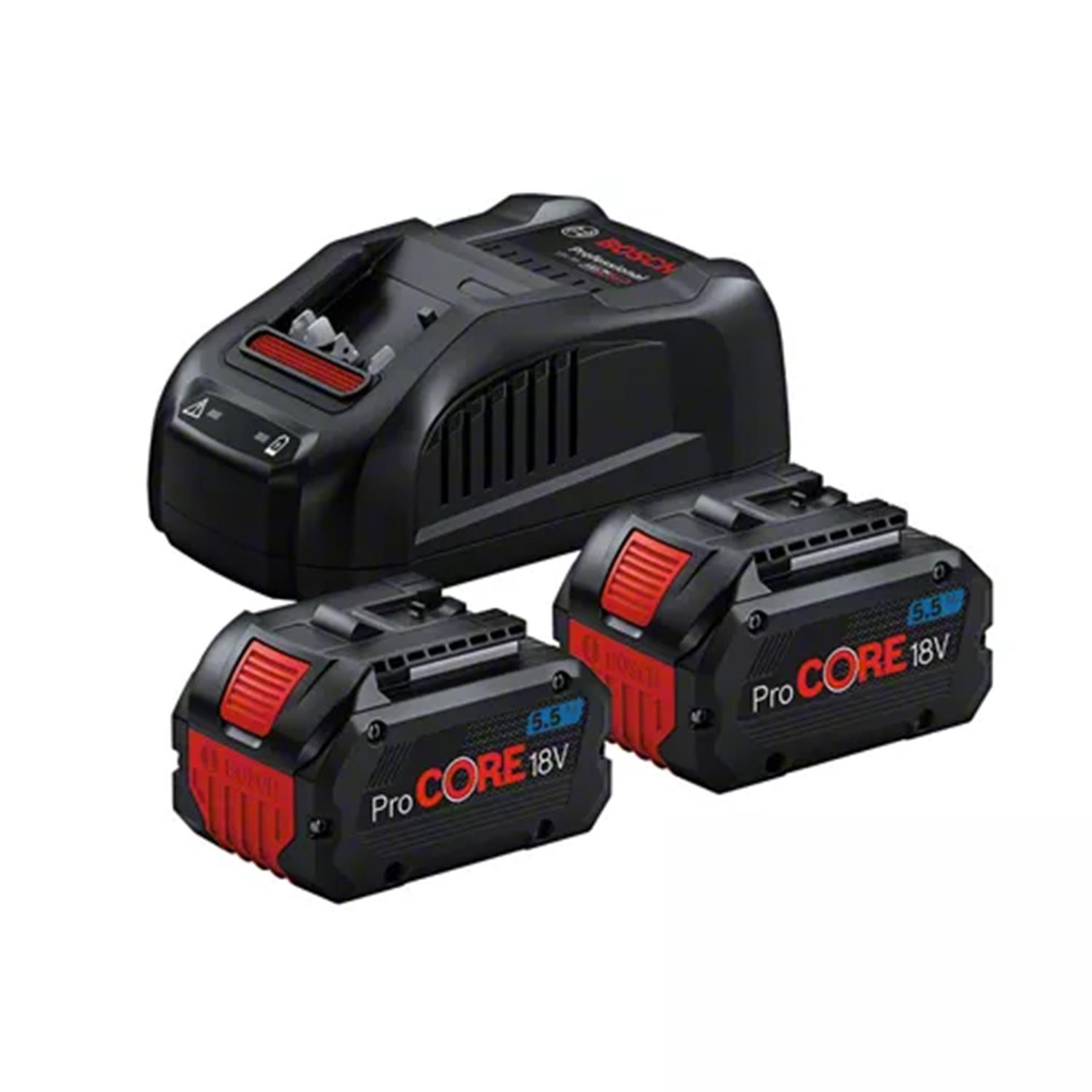 Bosch Professional 2 Adet ProCORE 5.5Ah 18V Akü ve GAL 1880 Şarj Cihazı - 1600A0214C