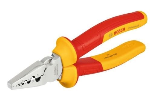 Bosch Professional VDE Kıvırma Sıkma Pensesi 180mm - 1600A02NE6