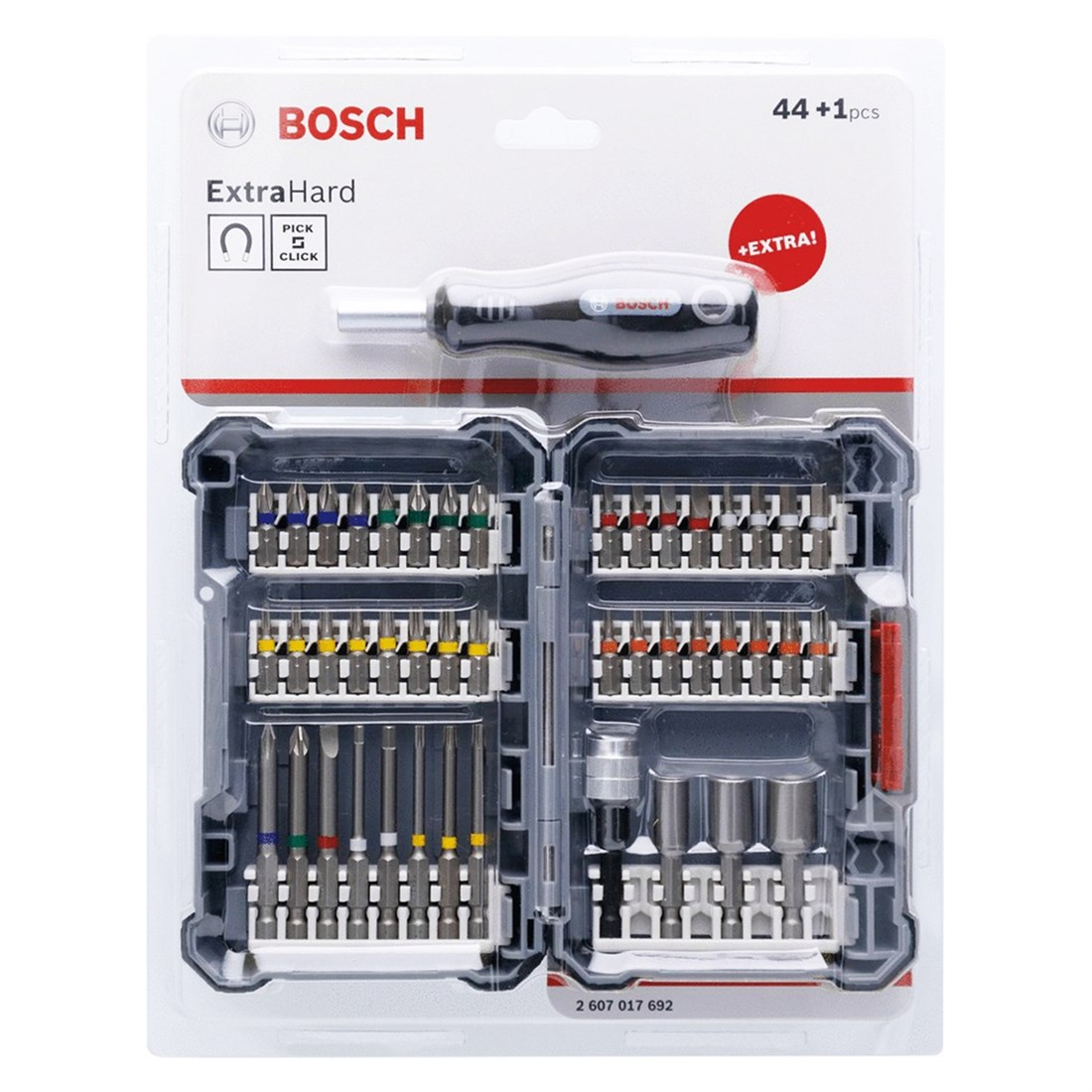 Bosch Profesyonel Vidalama Ucu Seti 44+1 Parça - 2607017692