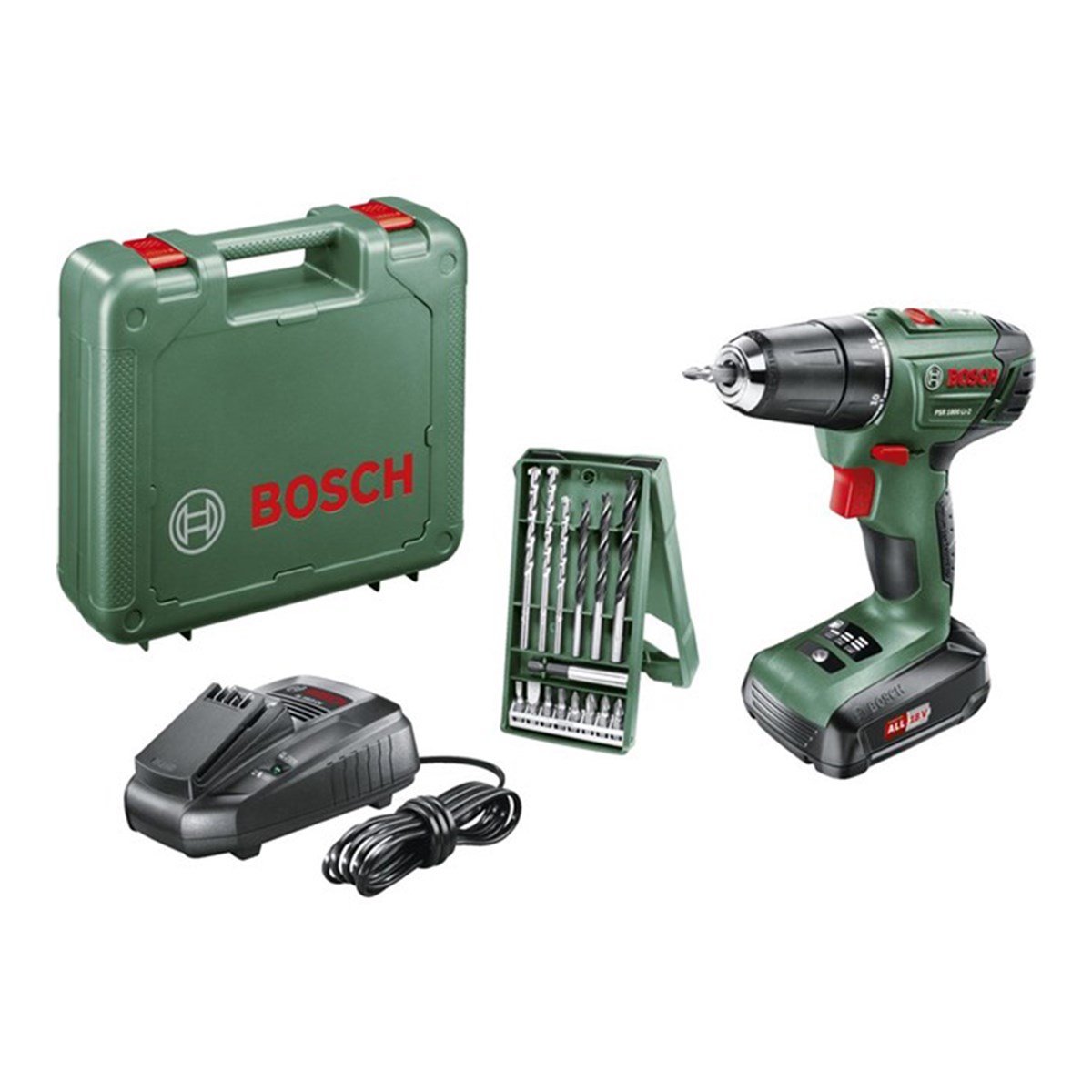 Bosch PSR 1800 LI-2 Tek Akülü Delme Vidalama Makinesi - 06039A310N