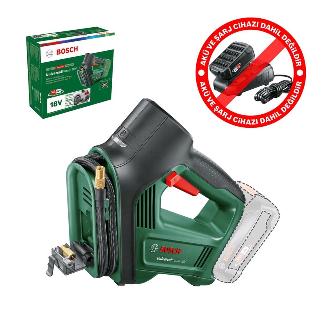 Bosch UniversalPump 18V (Solo) Akülü Pompa - 0603947100