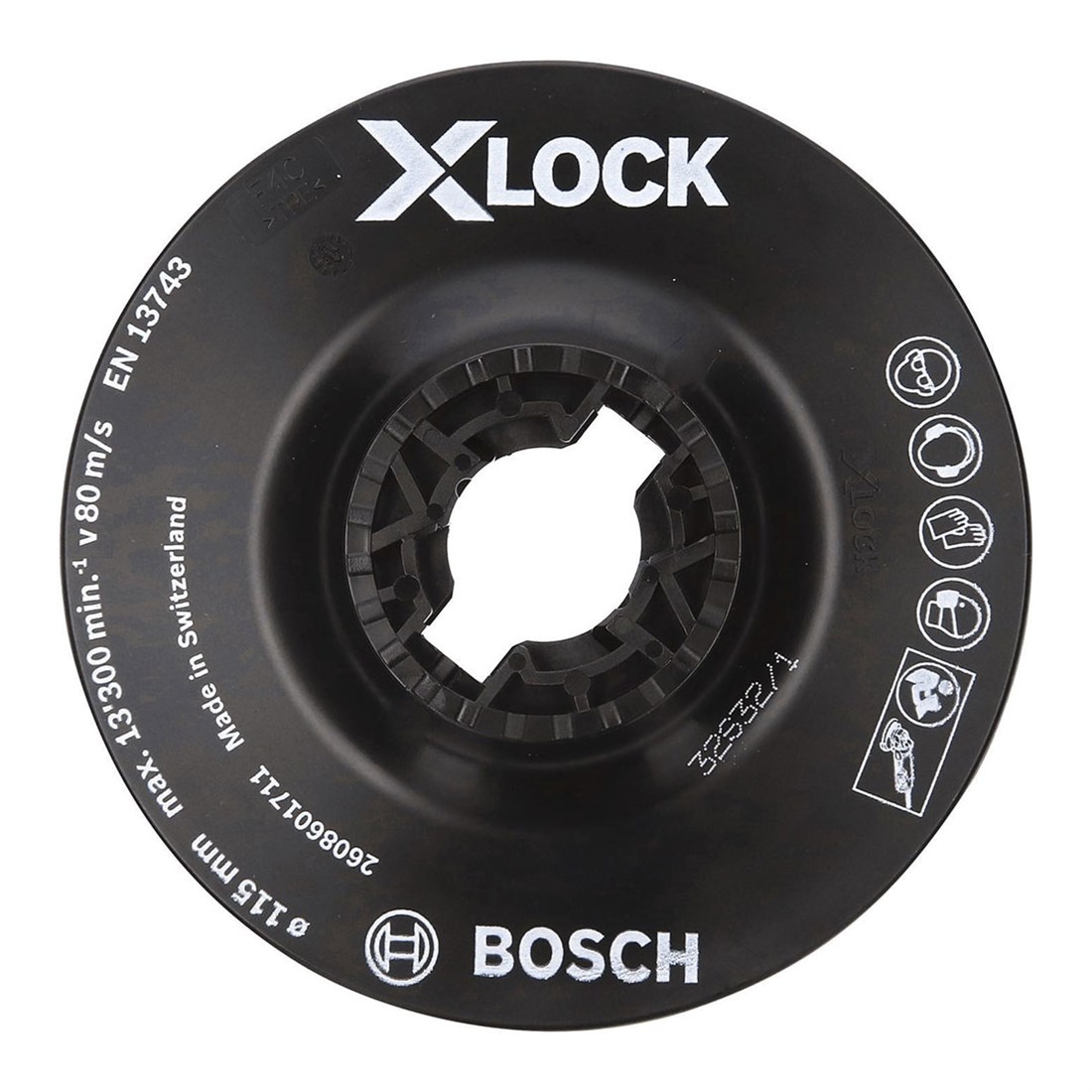 Bosch X-Lock 115mm Fiber Disk Soft Taban - 2608601711