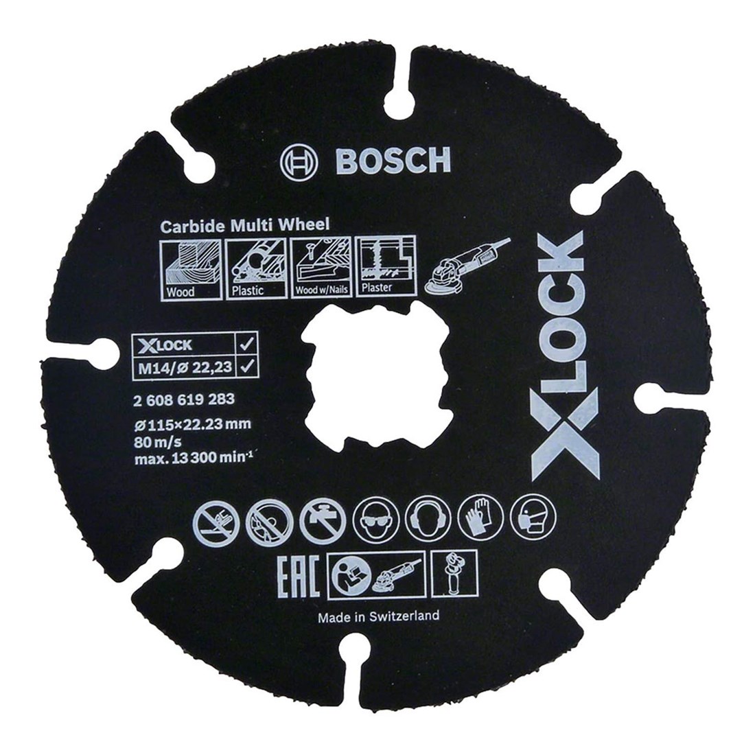 Bosch X-Lock 115mm Kesme Diski Carbide Multi Whell - 2608619283