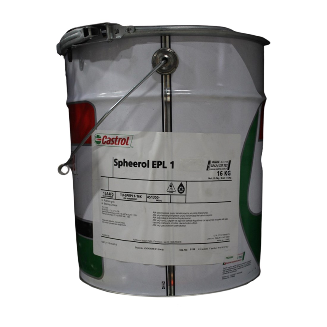 Castrol Spheerol Epl1 16K Tu 1No Gres