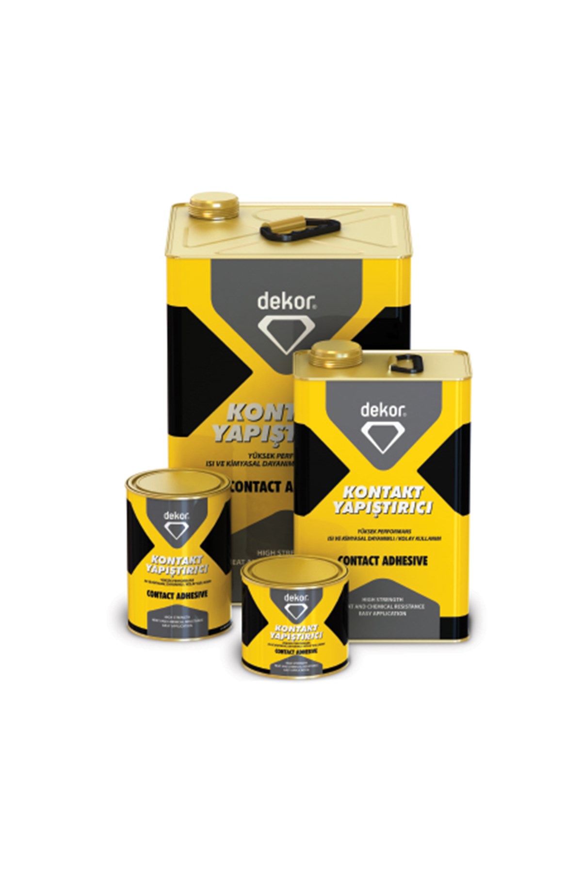 DEKOR D004 SERT PVC YAPIŞTIRICI 500GR