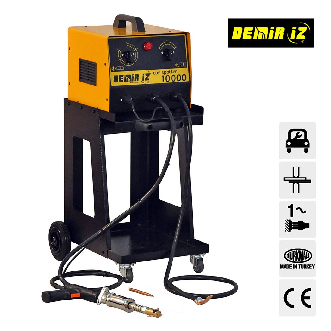 Demiriz 10000W Kaporta Çektirme Makinesi Zamanlayıcılı - CS10000-T