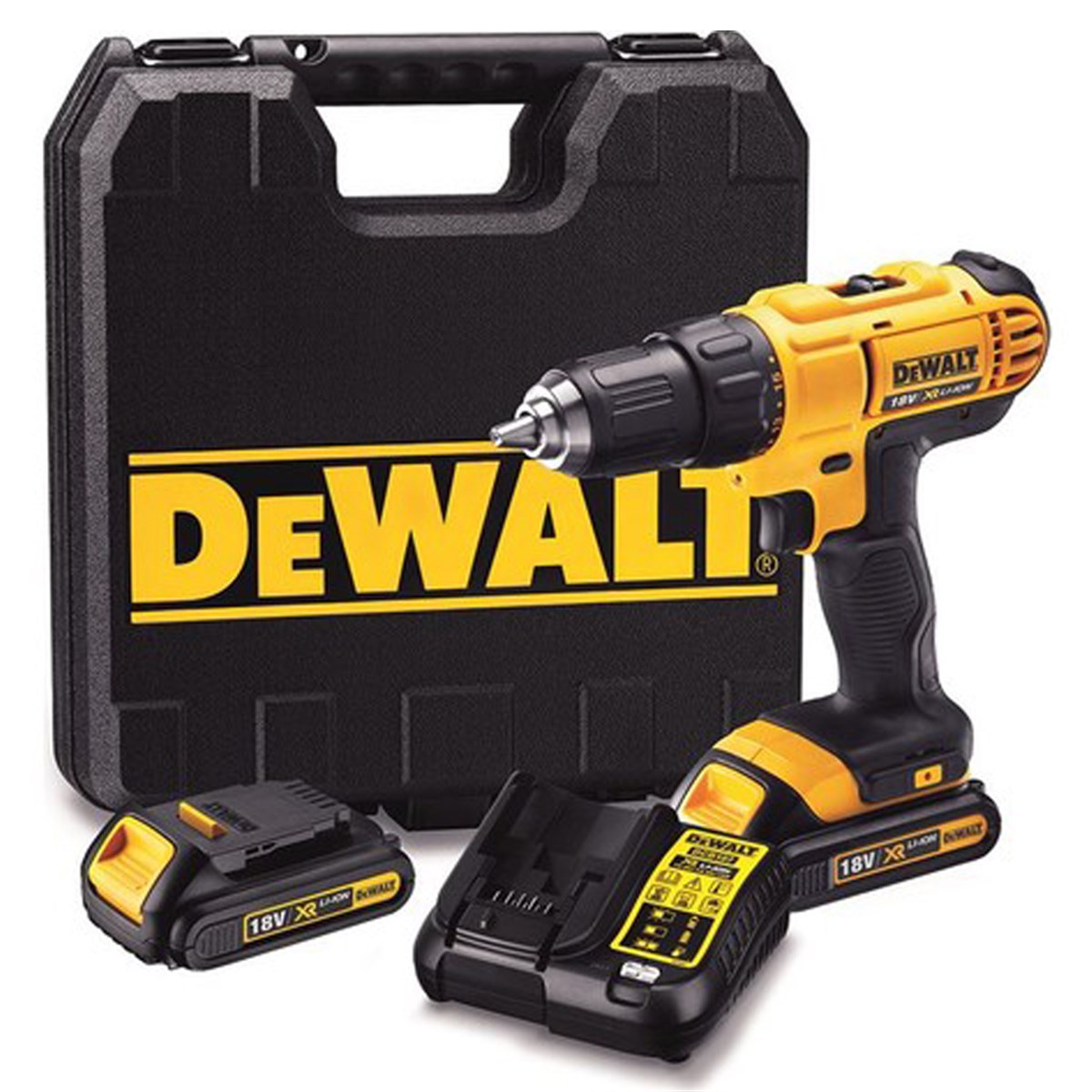 DEWALT DARBESİZ  VİDALAMA MATKAP 18 V 1.5 AH - DCD771S2-TR