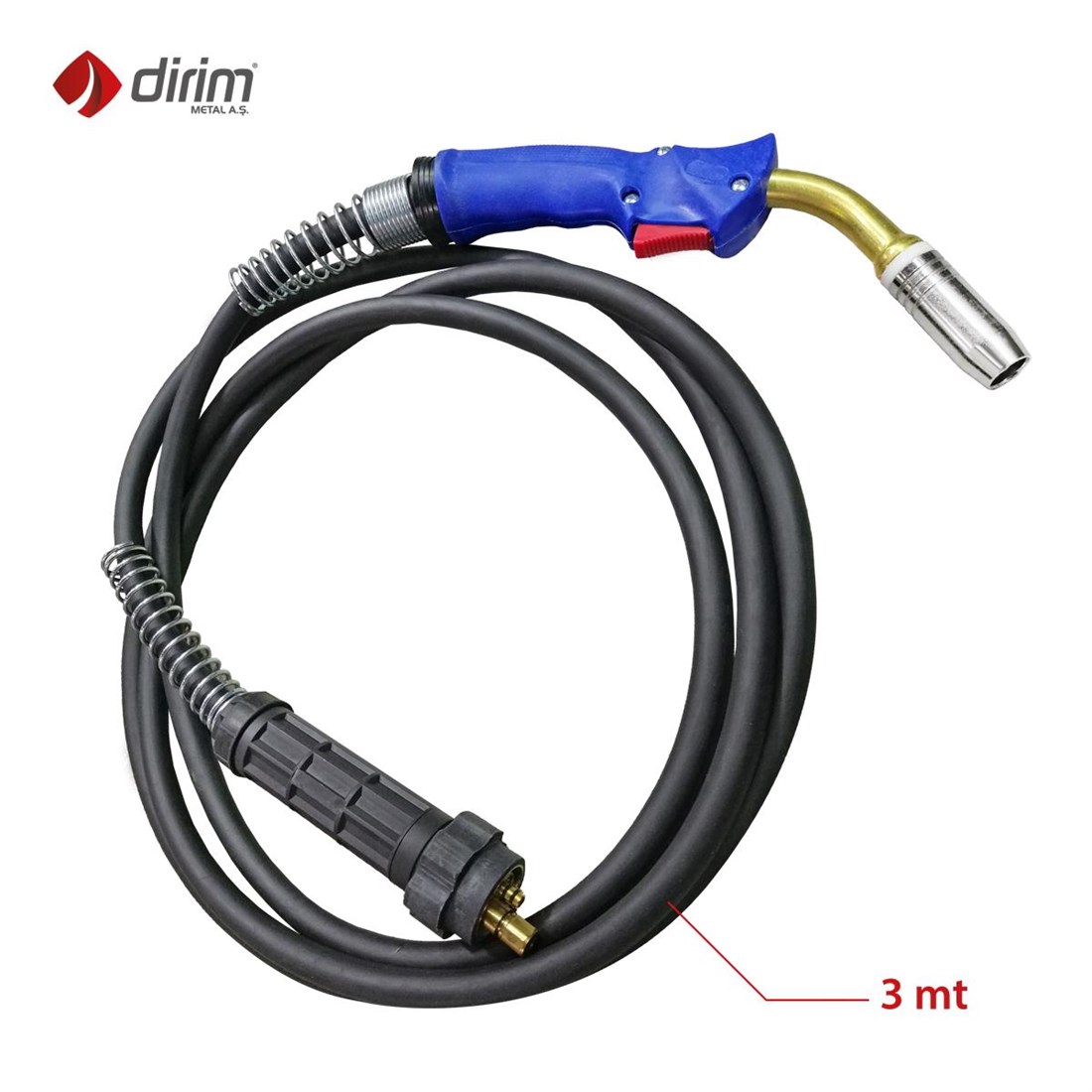 Dirim 25 AK 3 mt 250 Amp Mig Torç (TM2503)