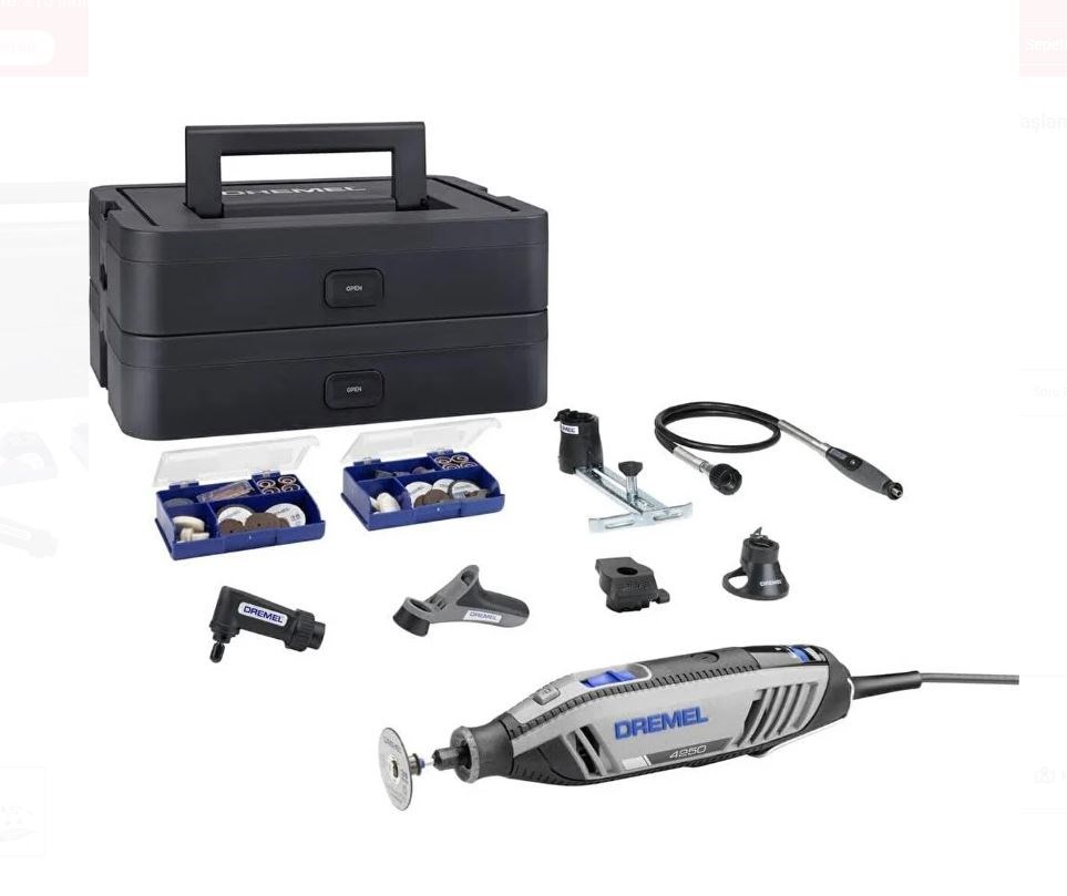 Dremel 4250-6 128 Aksesuarlı 175 W Gravür Taşlama El Motoru - F0134250JS