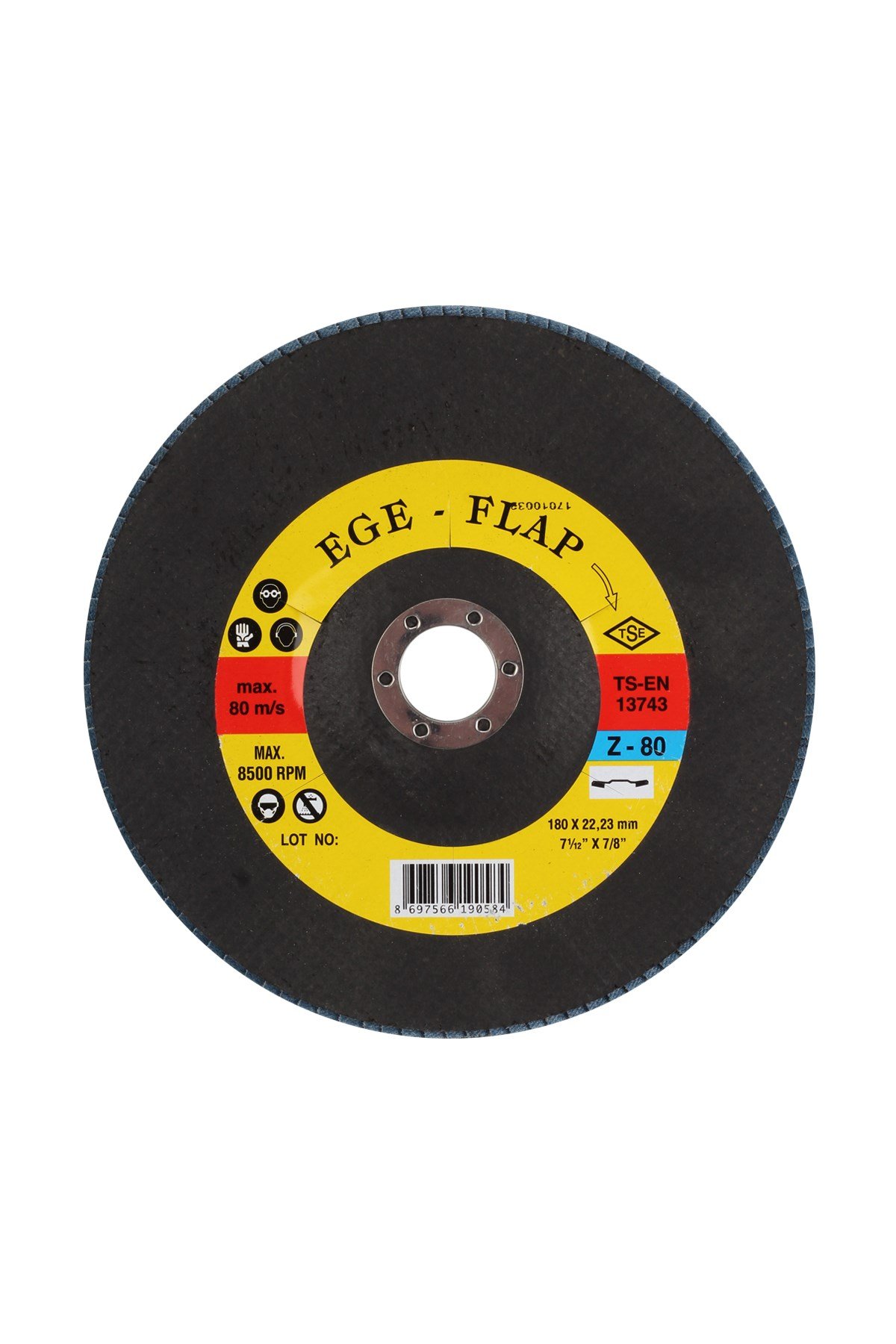 EGELİ 180 FLAP DİSK ZR 80