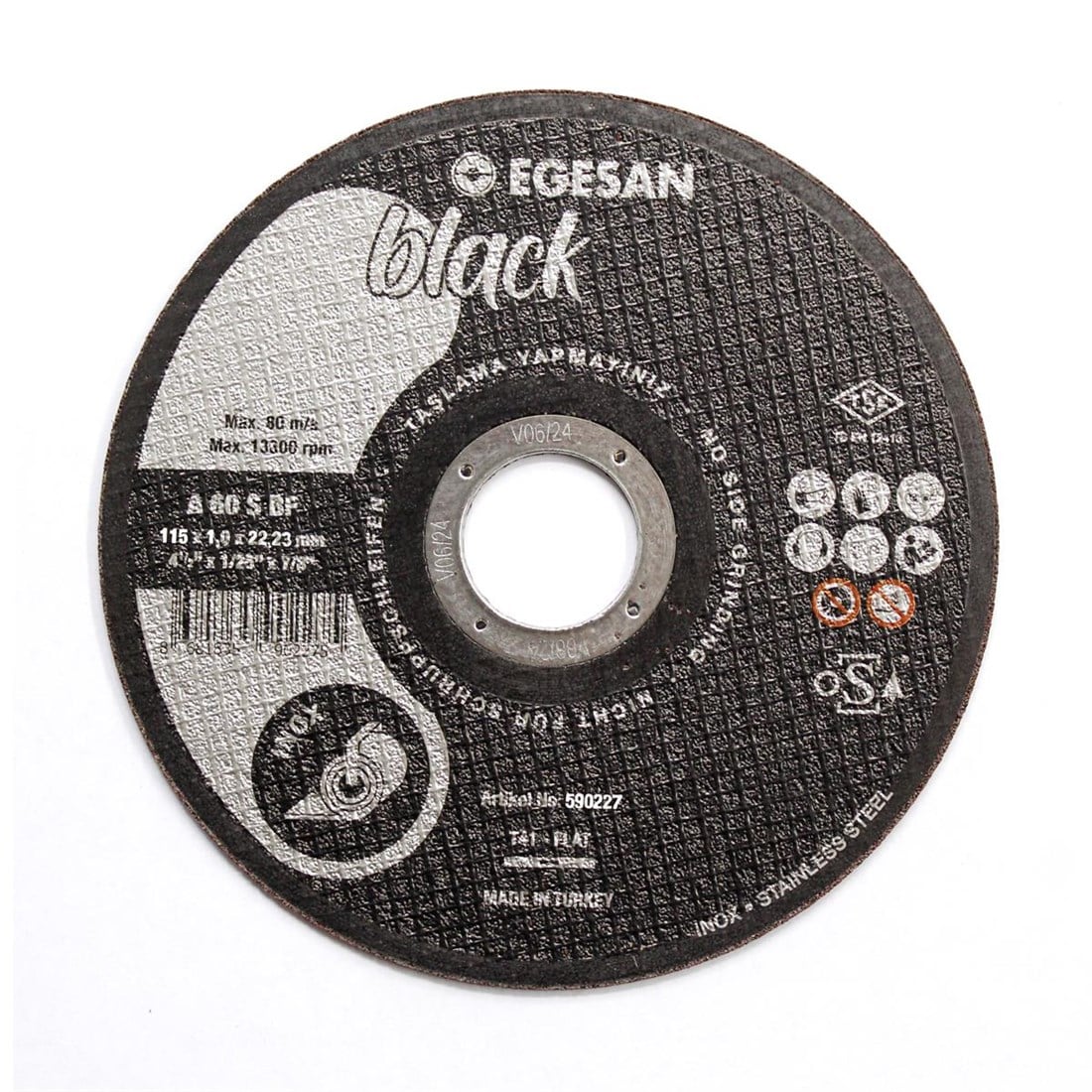 Egesan 115*1*22 A 60 S Bf İnox Black 590227