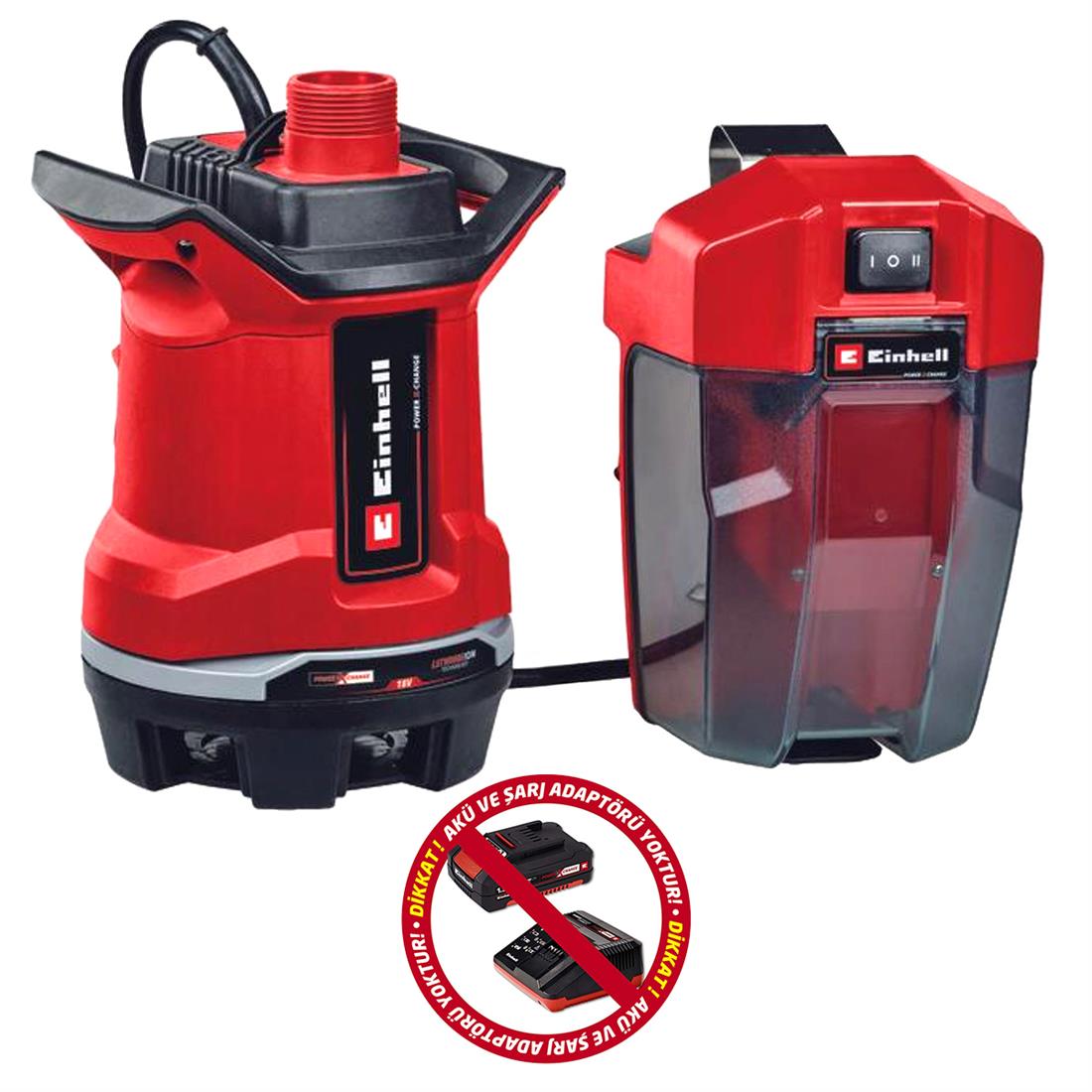 Einhell GE-DP 18/25 Li Akülü Dalgıç Pompa Kirli Su Solo (Aküsüz) - 4181580