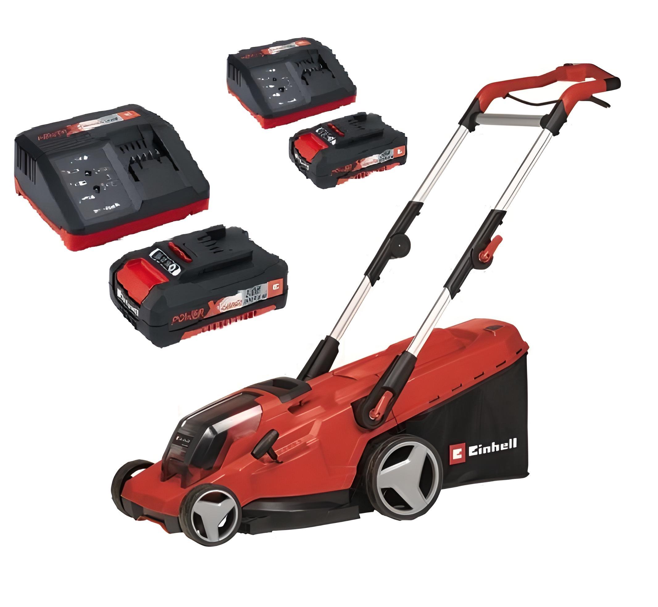 Einhell GP-CM 36/41 Lİ Akülü Çim Biçme Makinesi Solo - 3413275 + 2 Adet 4Ah Akü ve Sarj Cihazı